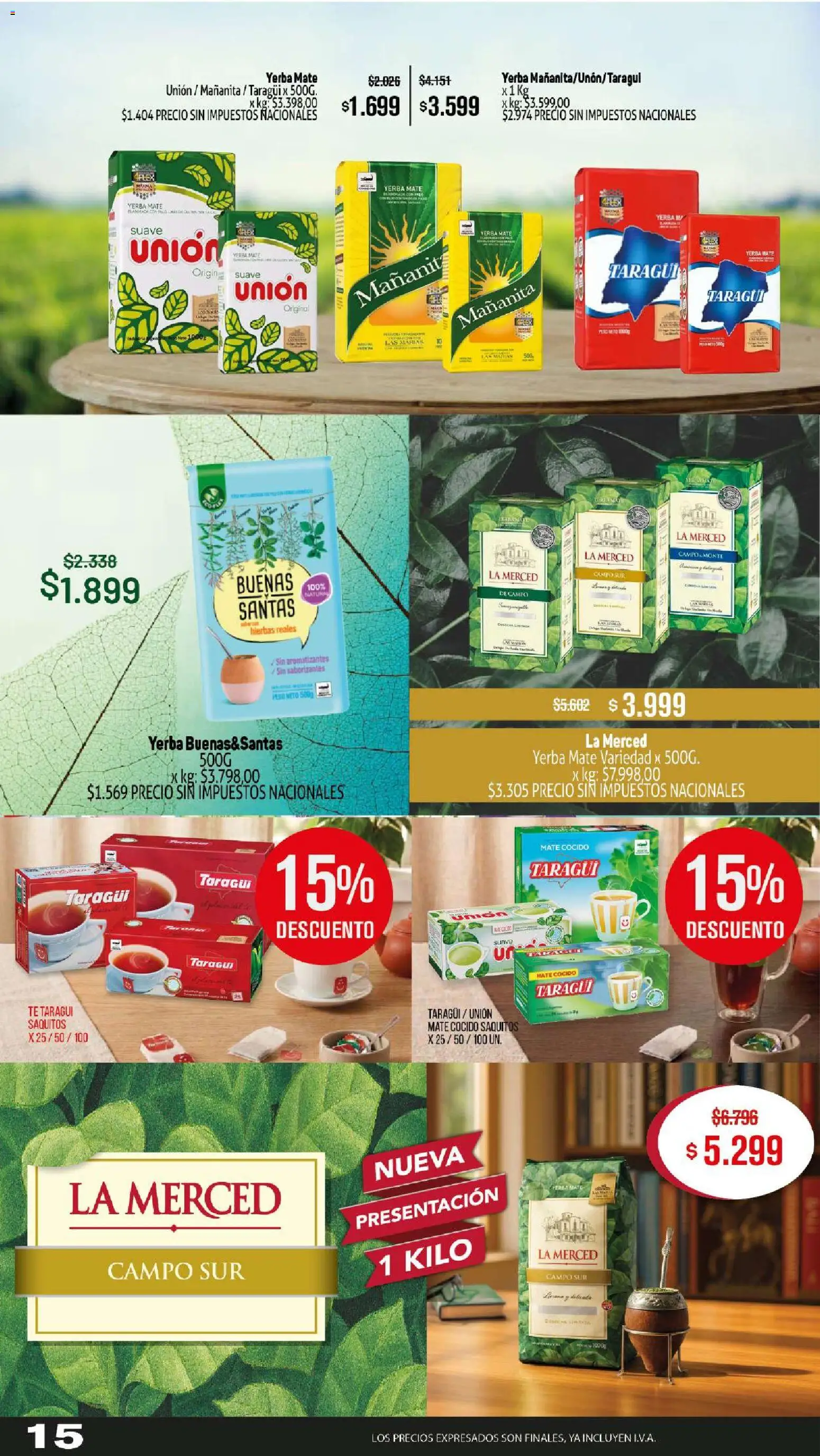 Makro ofertas Volvete a Ilusionar │ válido desde el 11.06.2026 | Página: 16 | Productos: Mate, Yerba, Té, Mate cocido