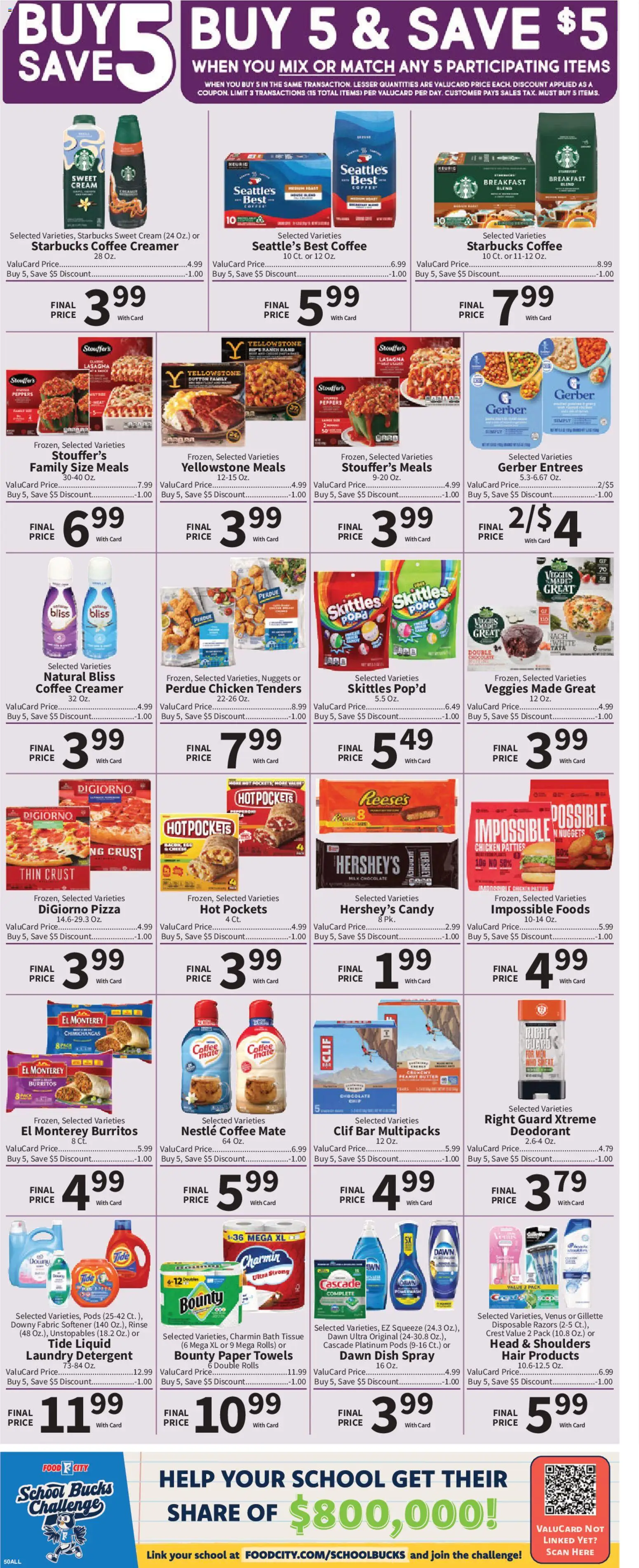 Food City Weekly Ad - valid from 07/15/2026 | Page: 7 | Products: Milk, Butter, Deodorant, Fabric softener