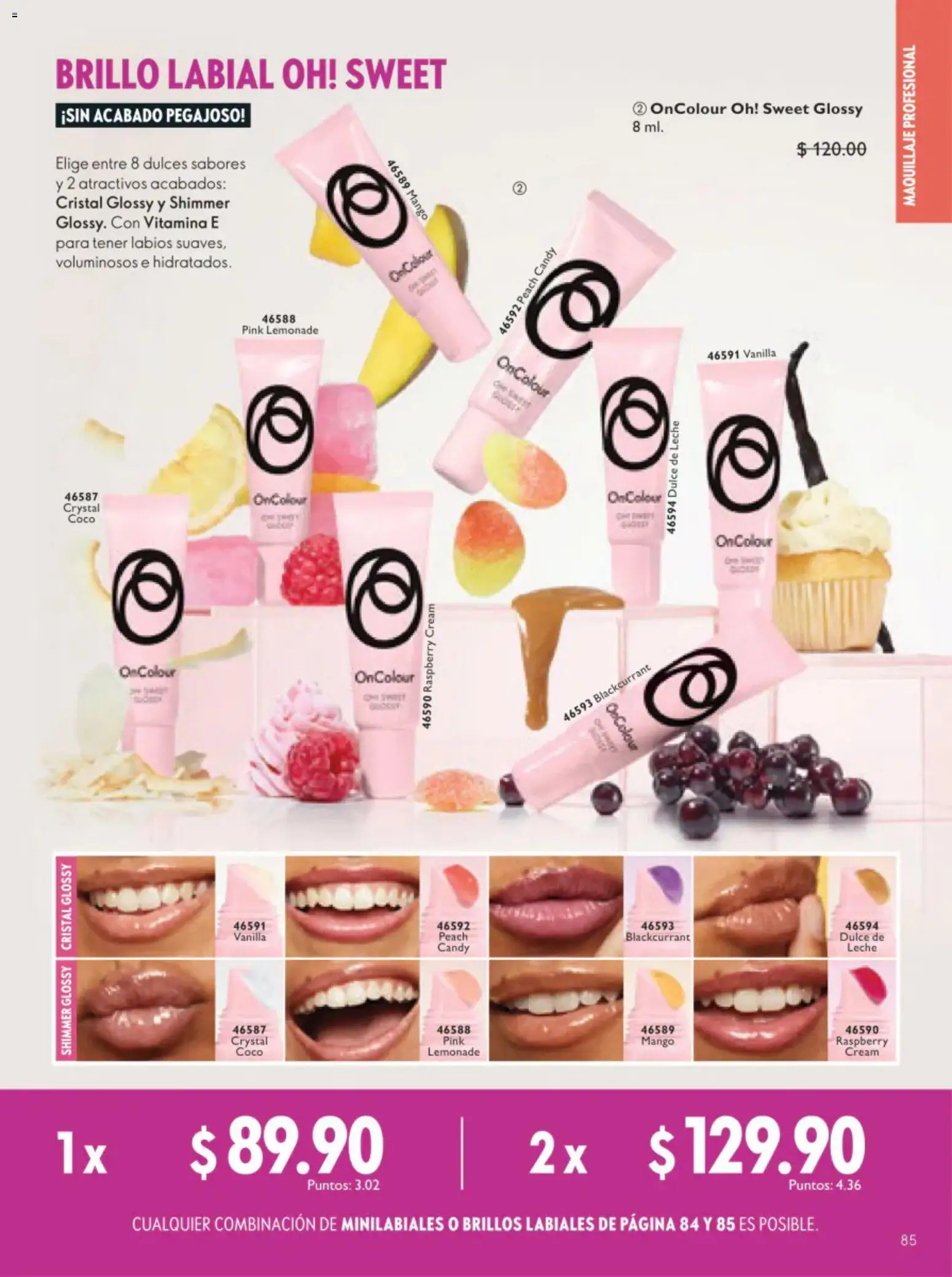 Nuevas ofertas de Oriflame válidas en toda la República Mexicana desde el 11/07/2026. ¡Encuentra las mejores ofertas en Oriflame campaña 10 2026! | Página: 85 | Productos: Dulce de leche, Mango, Brillo, Dulces