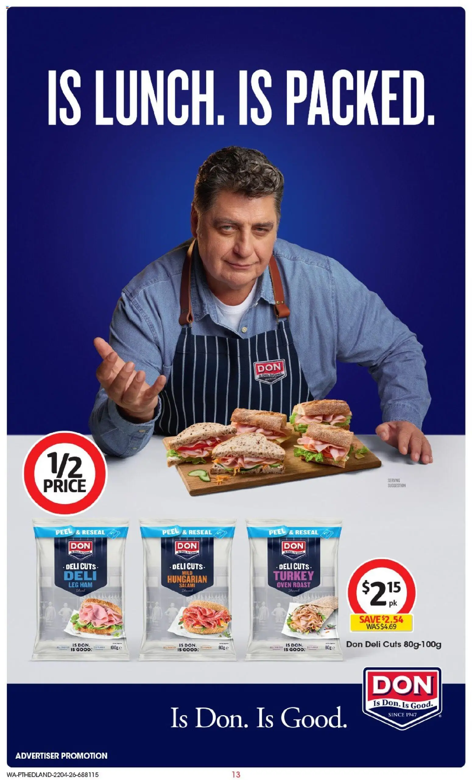 Coles catalogue - valid from 22.04.2026 | Page: 13 | Products: Ham, Peel, Turkey, Oven