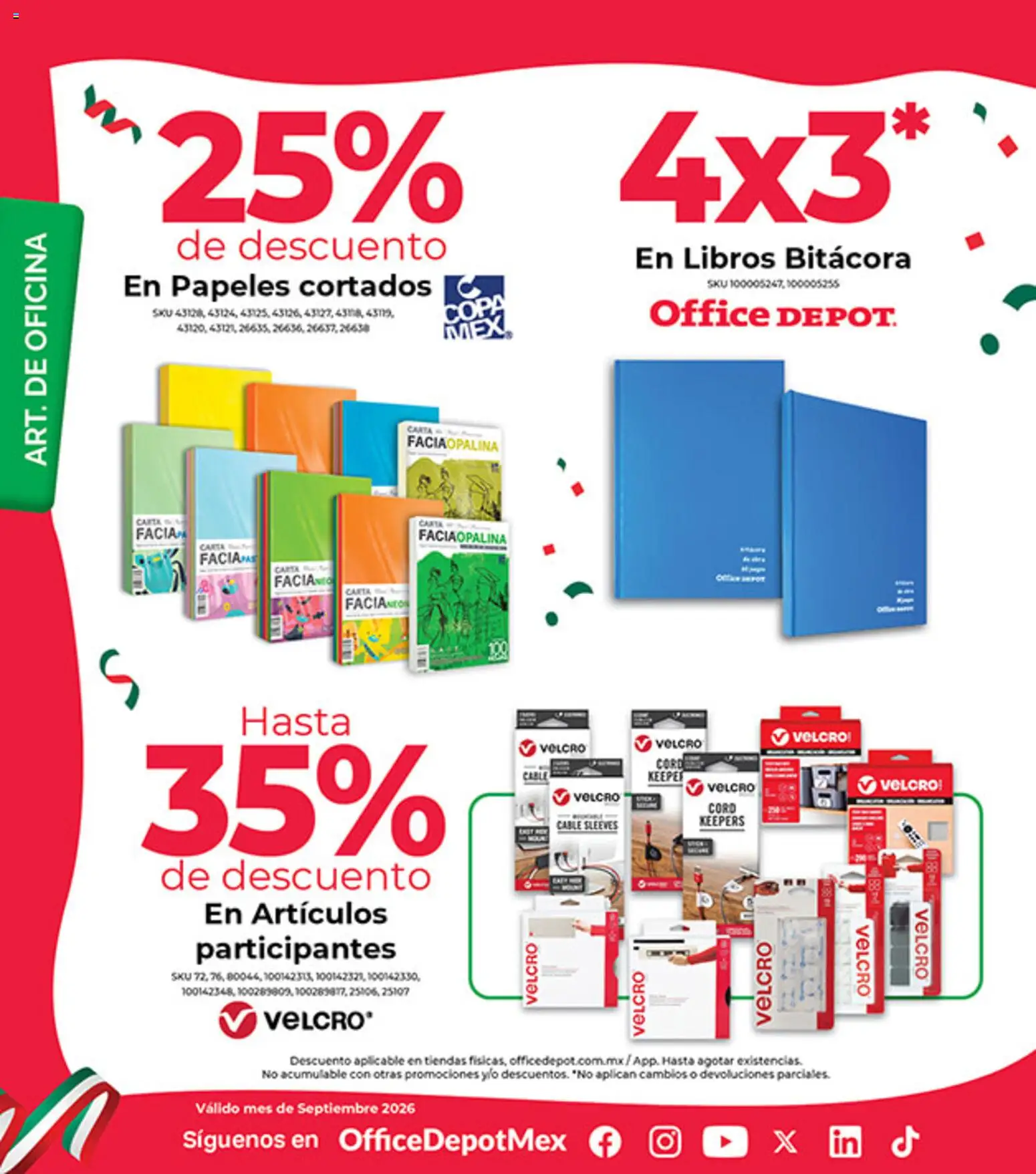 Nuevas ofertas de Office Depot válidas en toda la República Mexicana desde el 01/09/2026. ¡Encuentra las mejores ofertas en Office Depot catálogo! | Página: 6