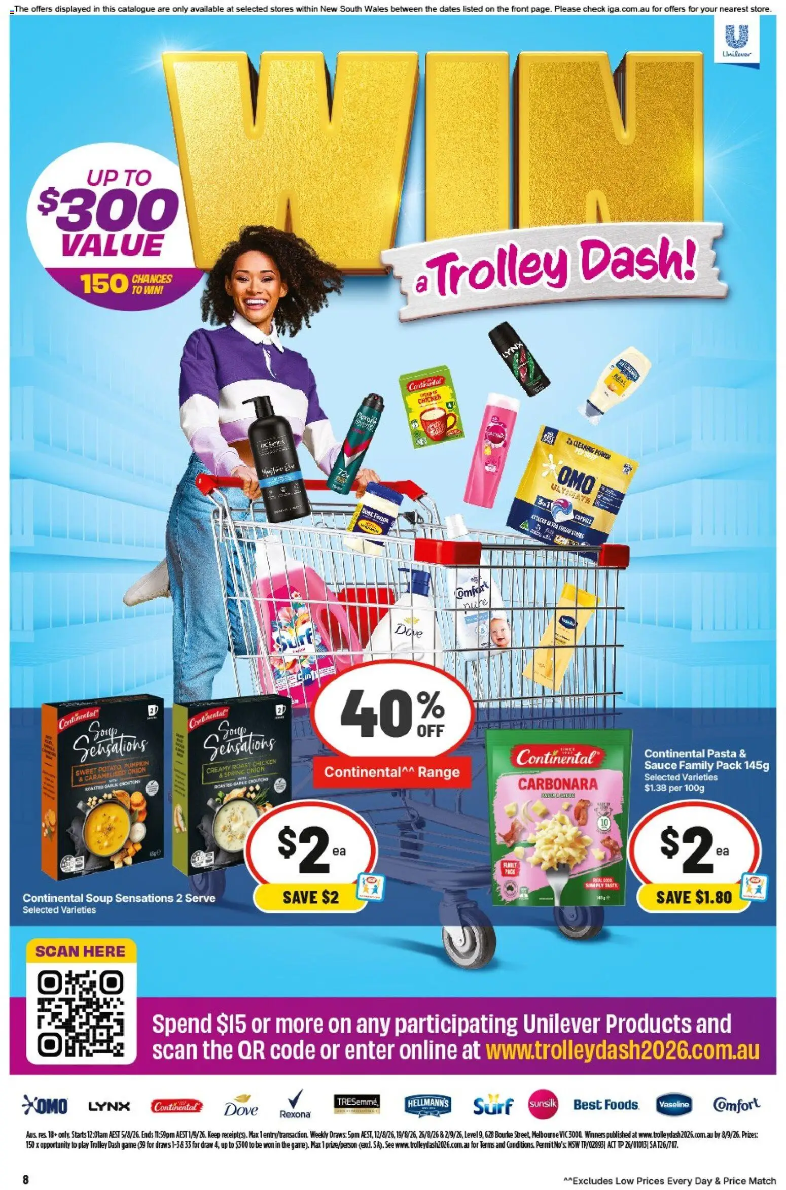 IGA catalogue - valid from 19/08/2026 | Page: 8 | Products: Sauce, Soup, Onion, Game