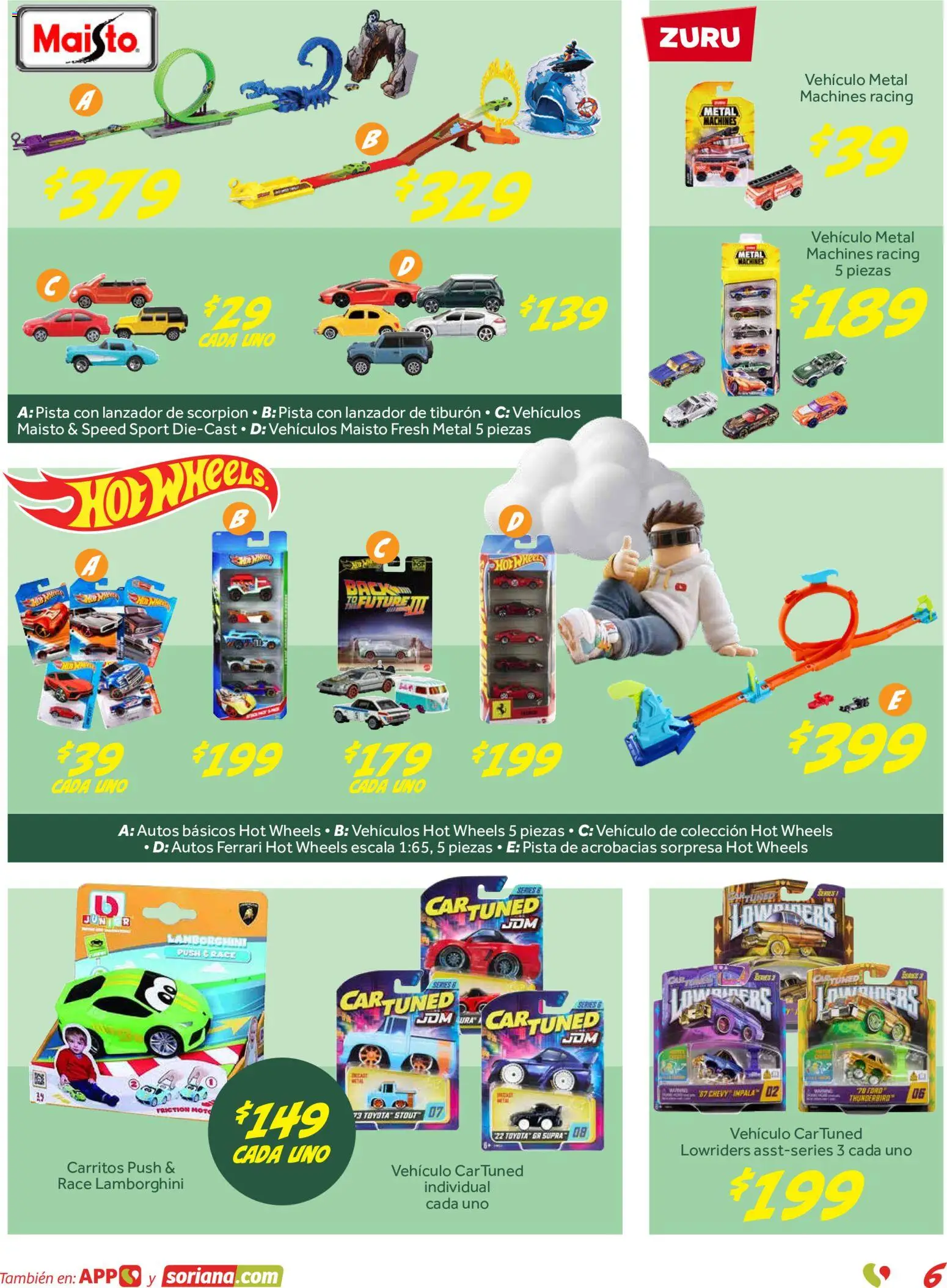 Nuevas ofertas de Soriana válidas en toda la República Mexicana desde el 28/09/2026. ¡Encuentra las mejores ofertas en Soriana Híper - Reino de los Juguetes! | Página: 6