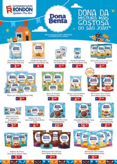 Supermercados Rondon ofertas Dona Benta - Pré-Visualização do folheto da loja Supermercados Rondon, válido de 22/06/2026