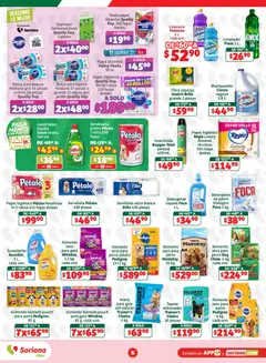 Vista previa de Soriana folleto, nuevo folleto de la tienda, válido en México a partir del 18/09/2026 | Página: 5 | Productos: Detergente, Limpiador, Esponjas, Polvo