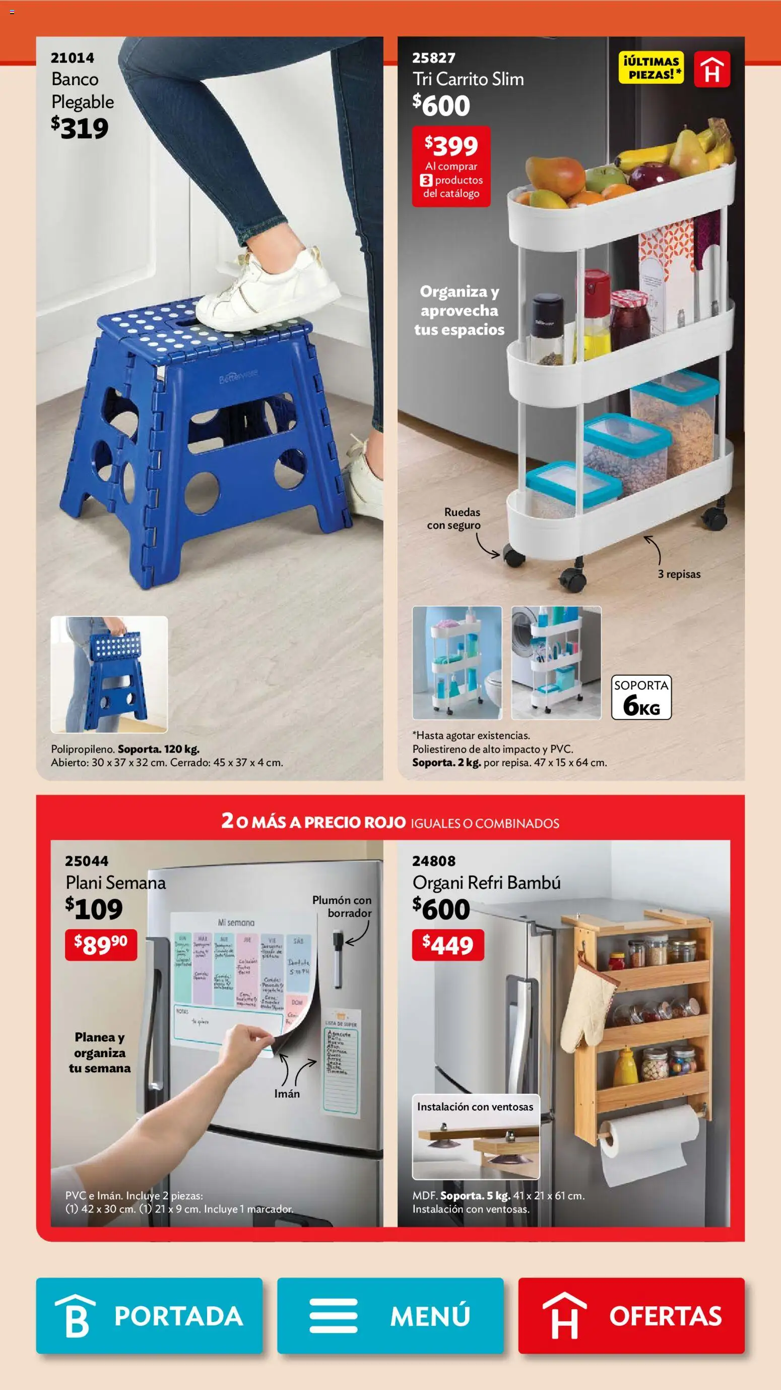 Nuevas ofertas de Betterware válidas en toda la República Mexicana desde el 02/02/2026. ¡Encuentra las mejores ofertas en Betterware campaña 2 2026! | Página: 47 | Productos: Imán, Banco