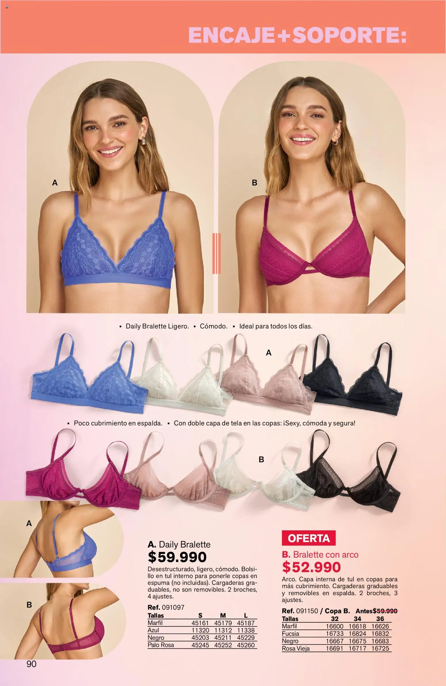 Leonisa revista - valida desde el 24/08/2026 | Página: 90 | Productos: Espuma, Cómoda