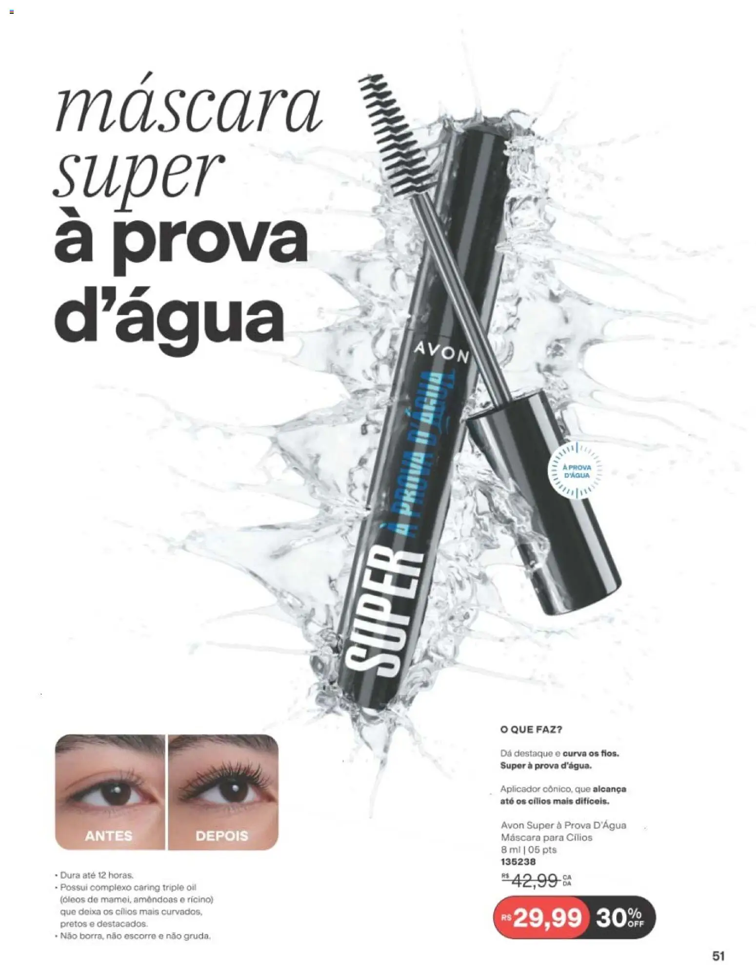 Avon Folheto - válido de 10/08/2026 | Página: 51 | Produtos: Máscara para cílios, Amêndoas