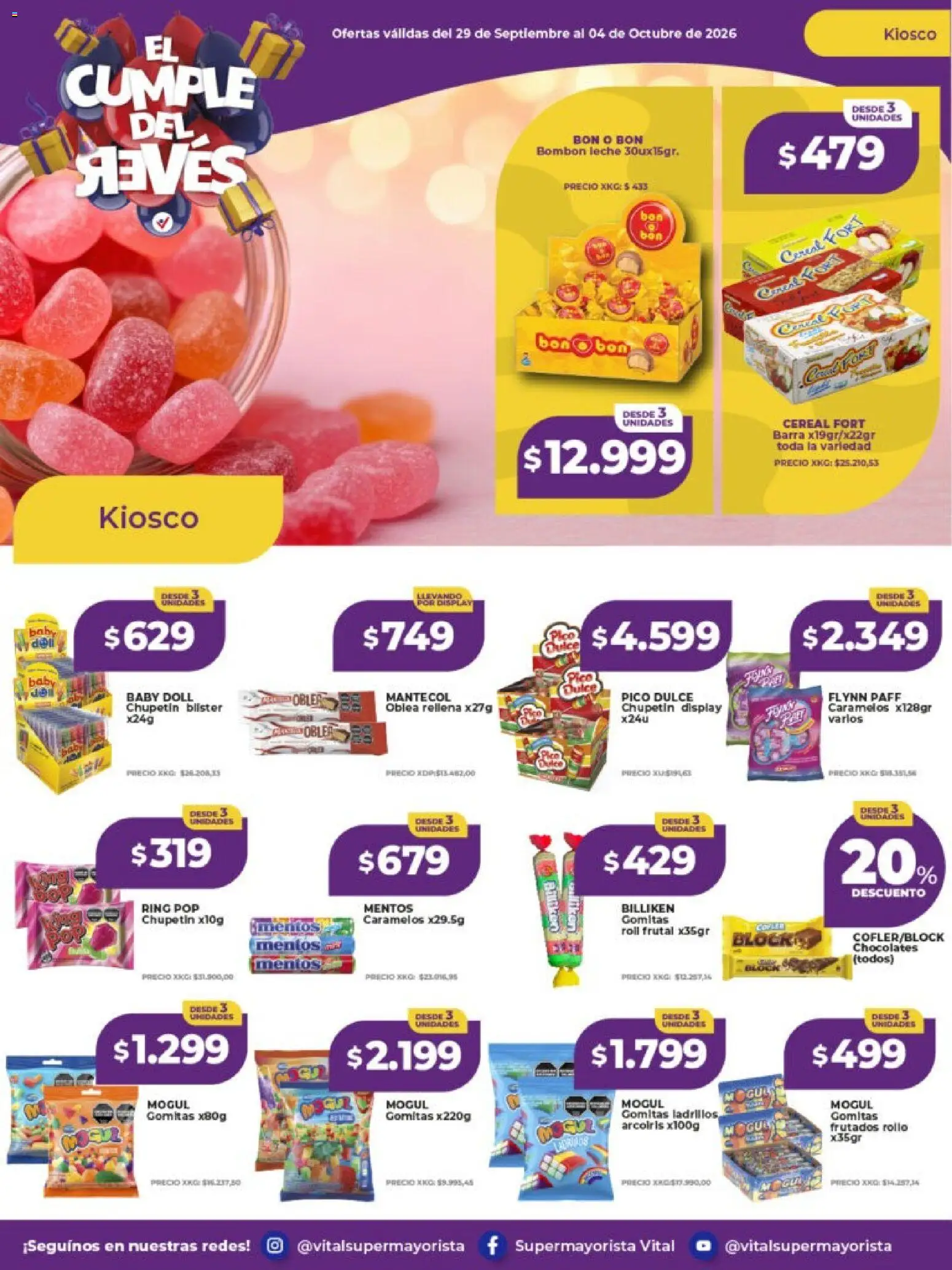 Vital - Ofertas │ válido desde el 29/09/2026 | Página: 24 | Productos: Pico, Gomitas, Dulce, Leche