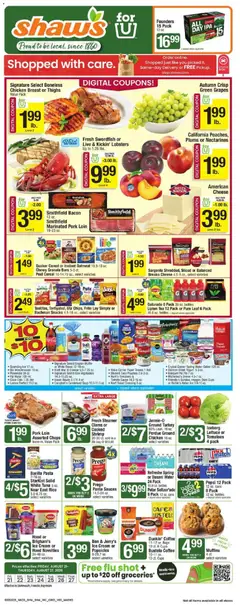 Preview of Shaw's weekly ads valid from 08/21/2026