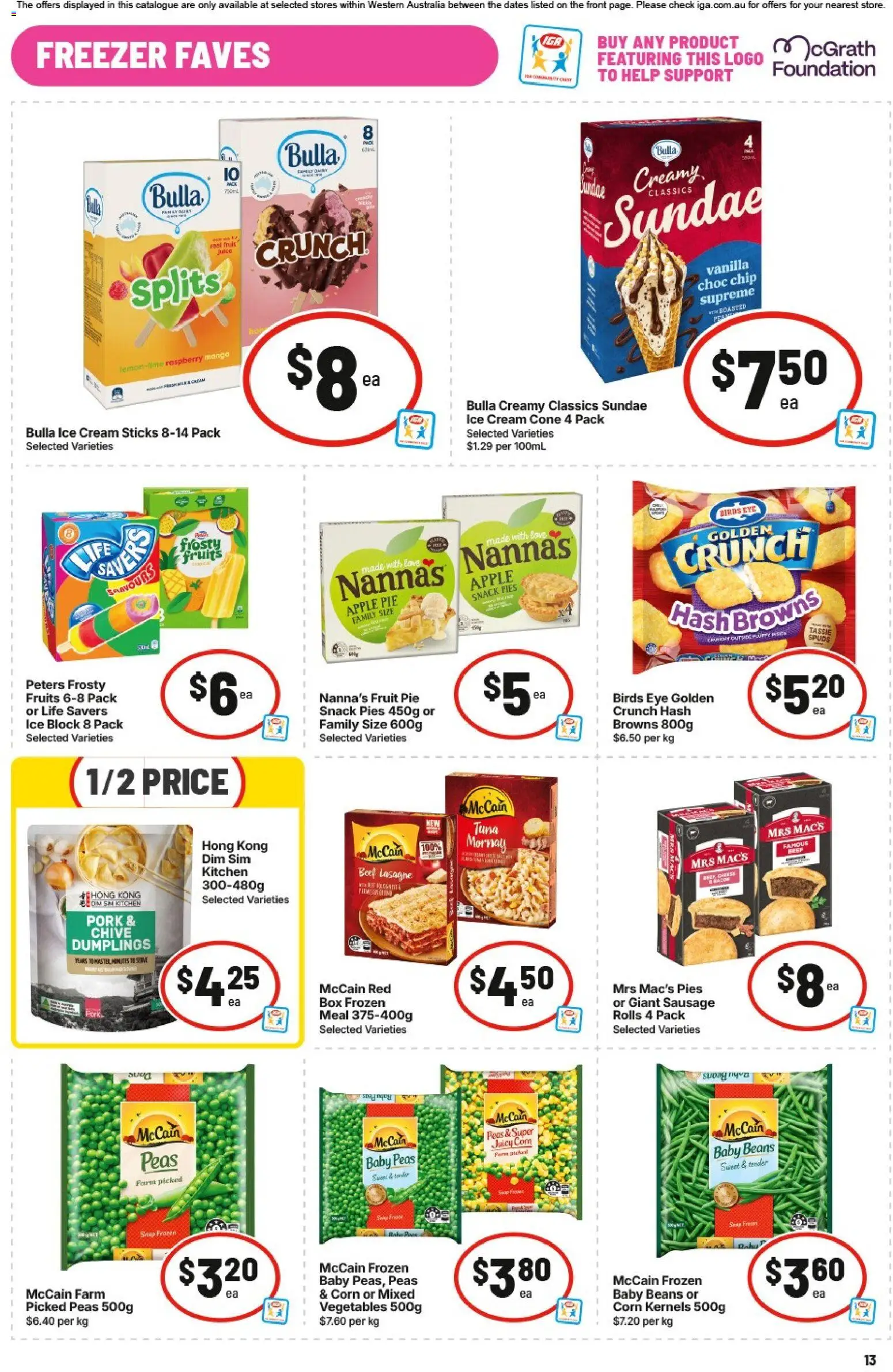IGA catalogue - valid from 09/09/2026 | Page: 14 | Products: Box, Vegetables, Ice, Foundation