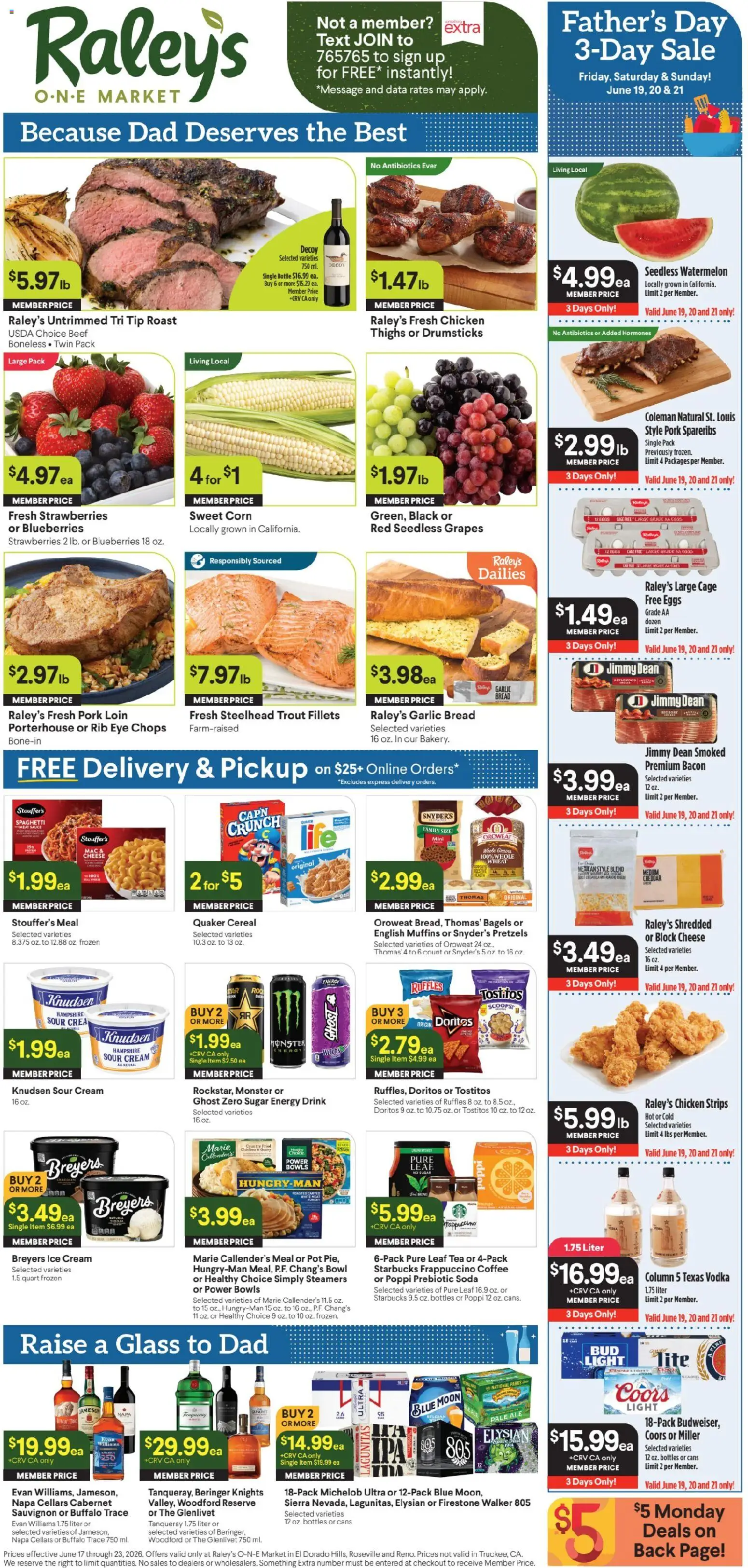 Raley's Ad - valid from 17.06.2026 | Page: 1