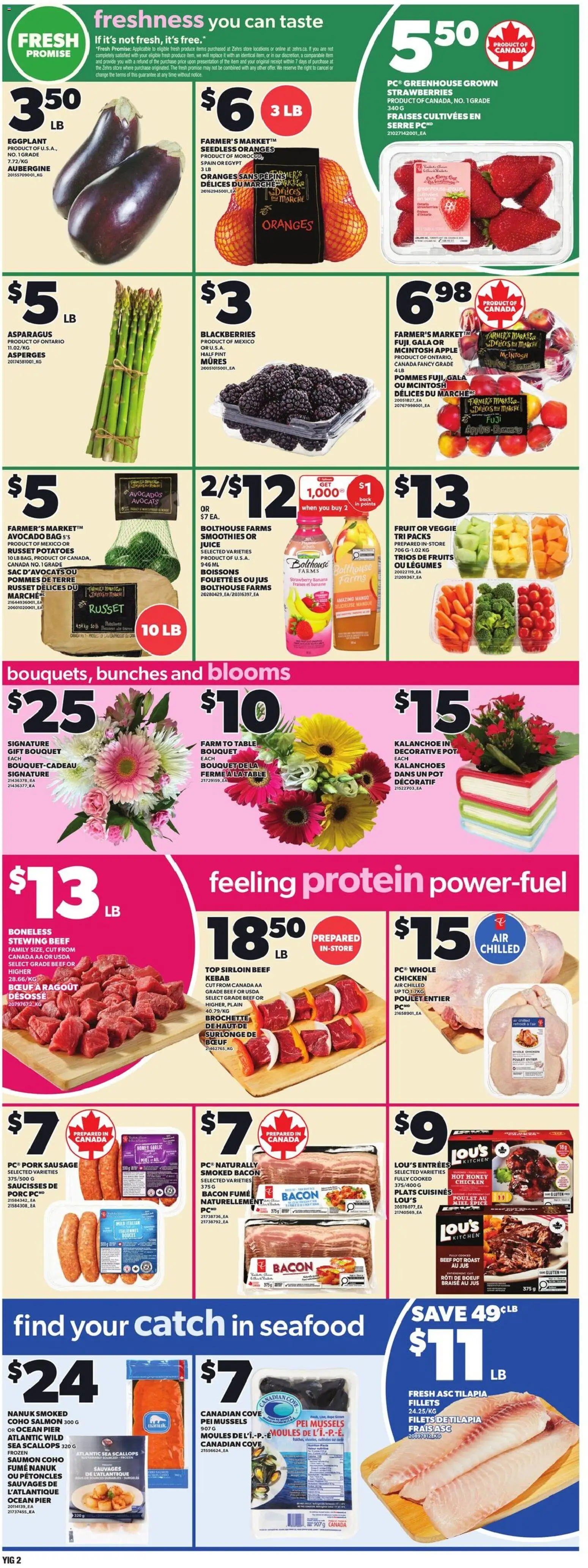 Independent Grocer flyer valid from 04.06.2026 | Page: 3 | Products: Beef, Bag, Table, Juice