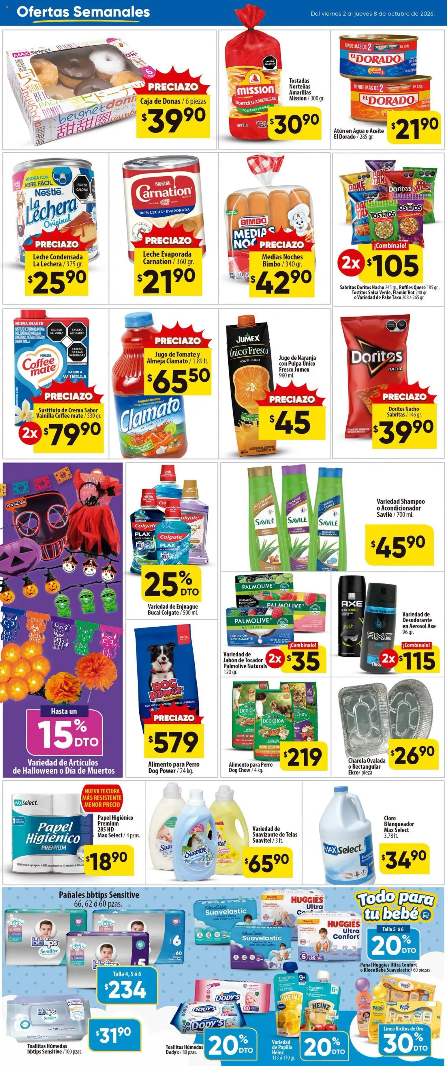 Nuevas ofertas de Calimax válidas en toda la República Mexicana desde el 02/10/2026. ¡Encuentra las mejores ofertas en Calimax folleto Mexicali y SLRC! | Página: 2
