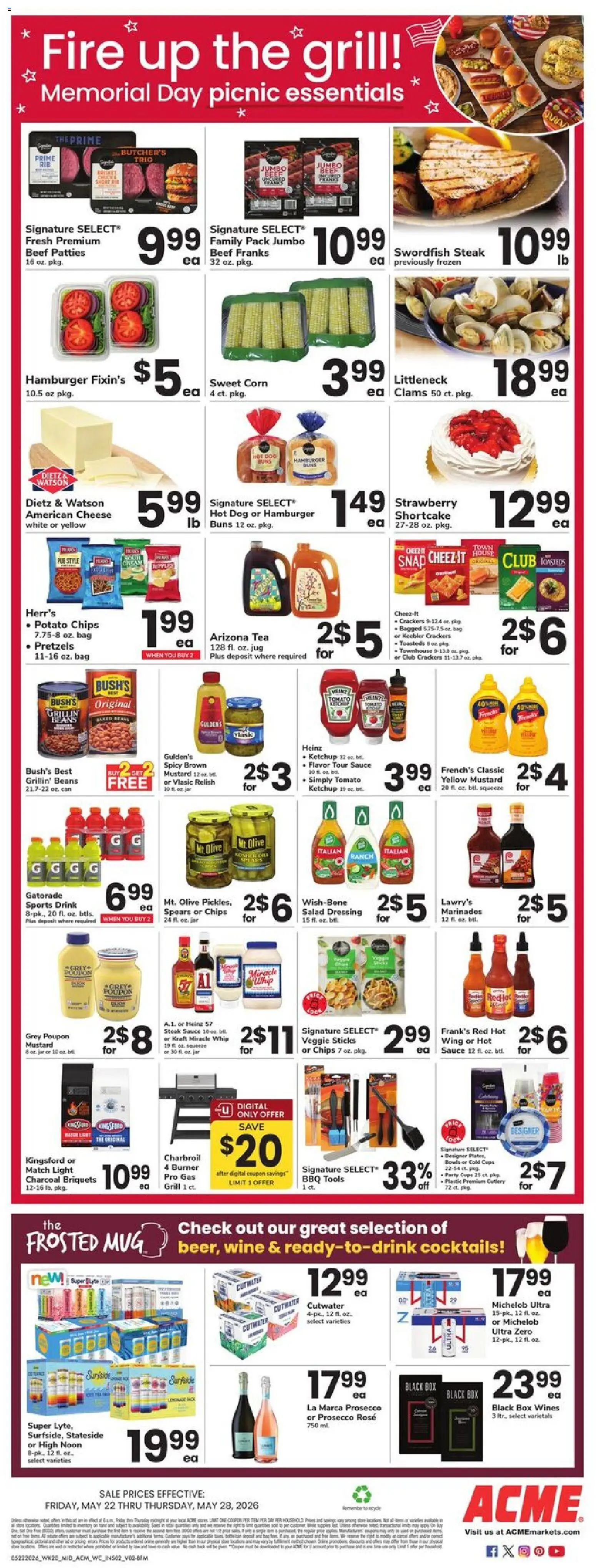 Acme Weekly Ad - PA - valid from 22.05.2026 | Page: 4 | Products: Tea, Chips, Bag, Grill