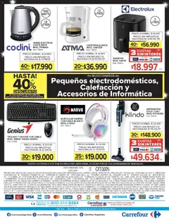 Vista previa Carrefour ofertas válido desde el 04/08/2026 | Página: 32 | Productos: Teléfono, Teclado, Mate, Mouse