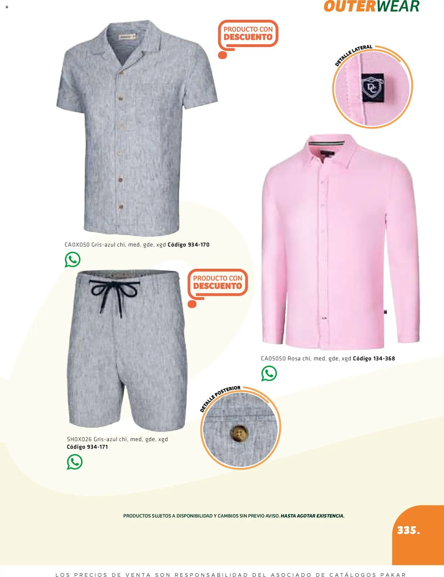 Nuevas ofertas de SC Pakar válidas en toda la República Mexicana desde el 27/02/2026. ¡Encuentra las mejores ofertas en SC Pakar catálogo Premium Men Tomo 1! | Página: 335