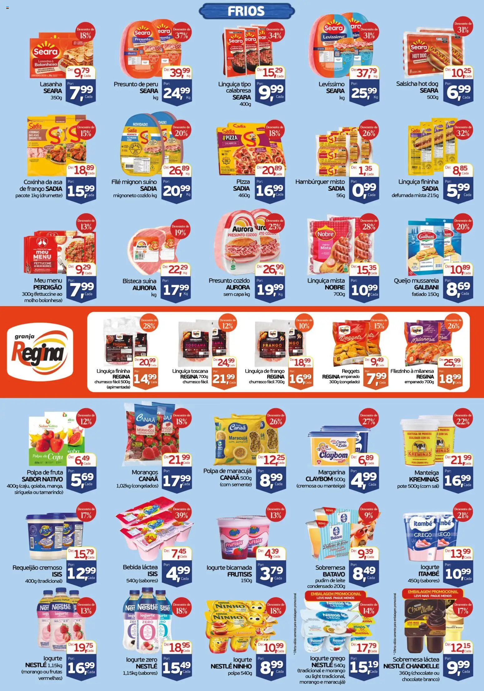Cometa Supermercados Folheto - válido de 25/08/2026 | Página: 3 | Produtos: Linguiça, Chocolate branco, Hambúrguer, Mussarela