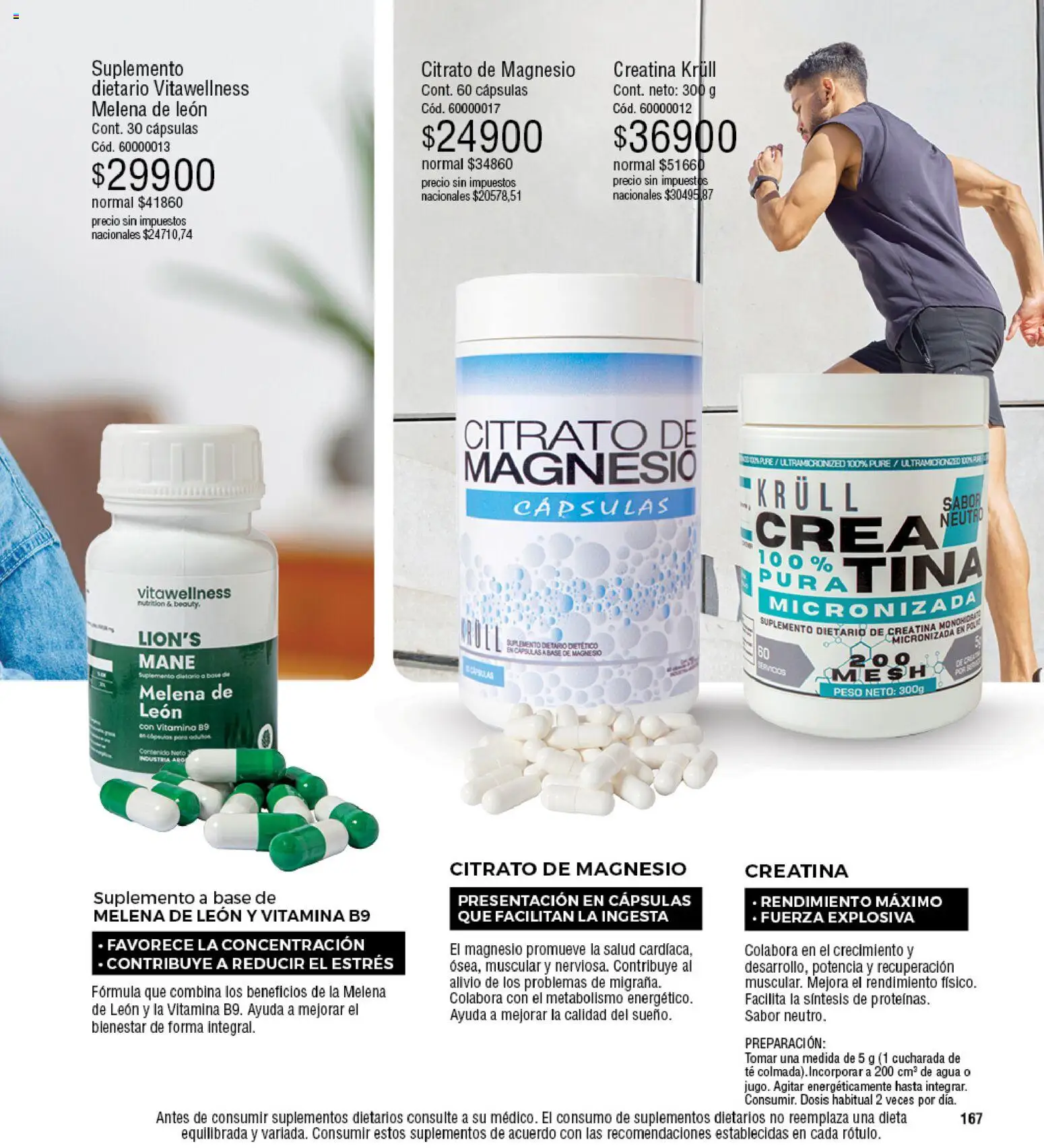 Millanel - Catálogo │ válido desde el 20/07/2026 | Página: 191 | Productos: Peso, Suplemento dietario, Cápsulas, Té
