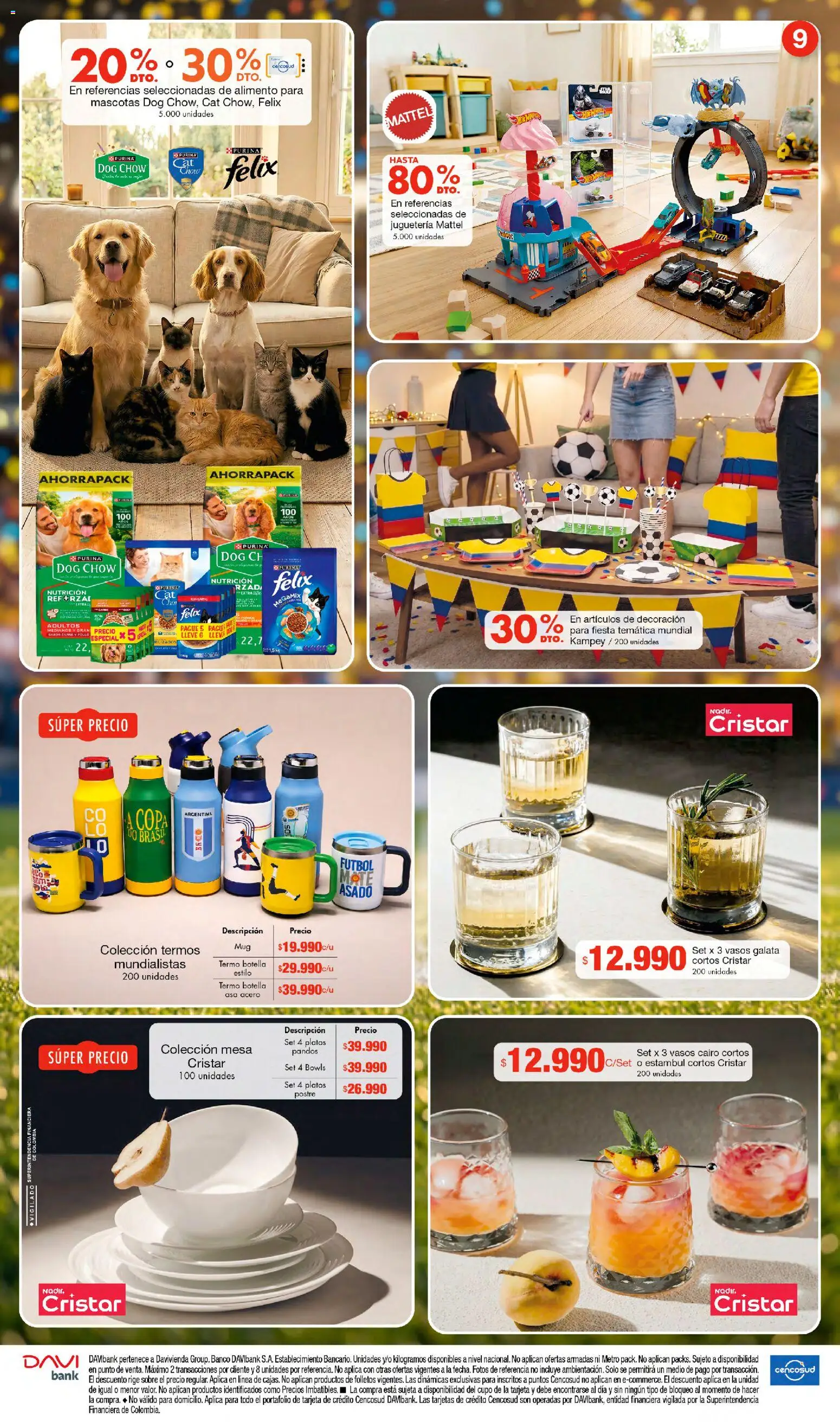 Metro revista - valida desde el 11/06/2026 | Página: 9 | Productos: Timbre, Botella, Sobre, Mesa