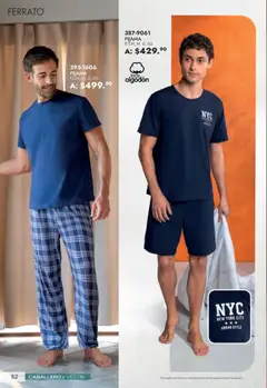 Vista previa de Andrea catálogo Para papá, nuevo folleto de la tienda, válido en México a partir del 24/05/2026 | Página: 52 | Productos: Pijama, Algodón