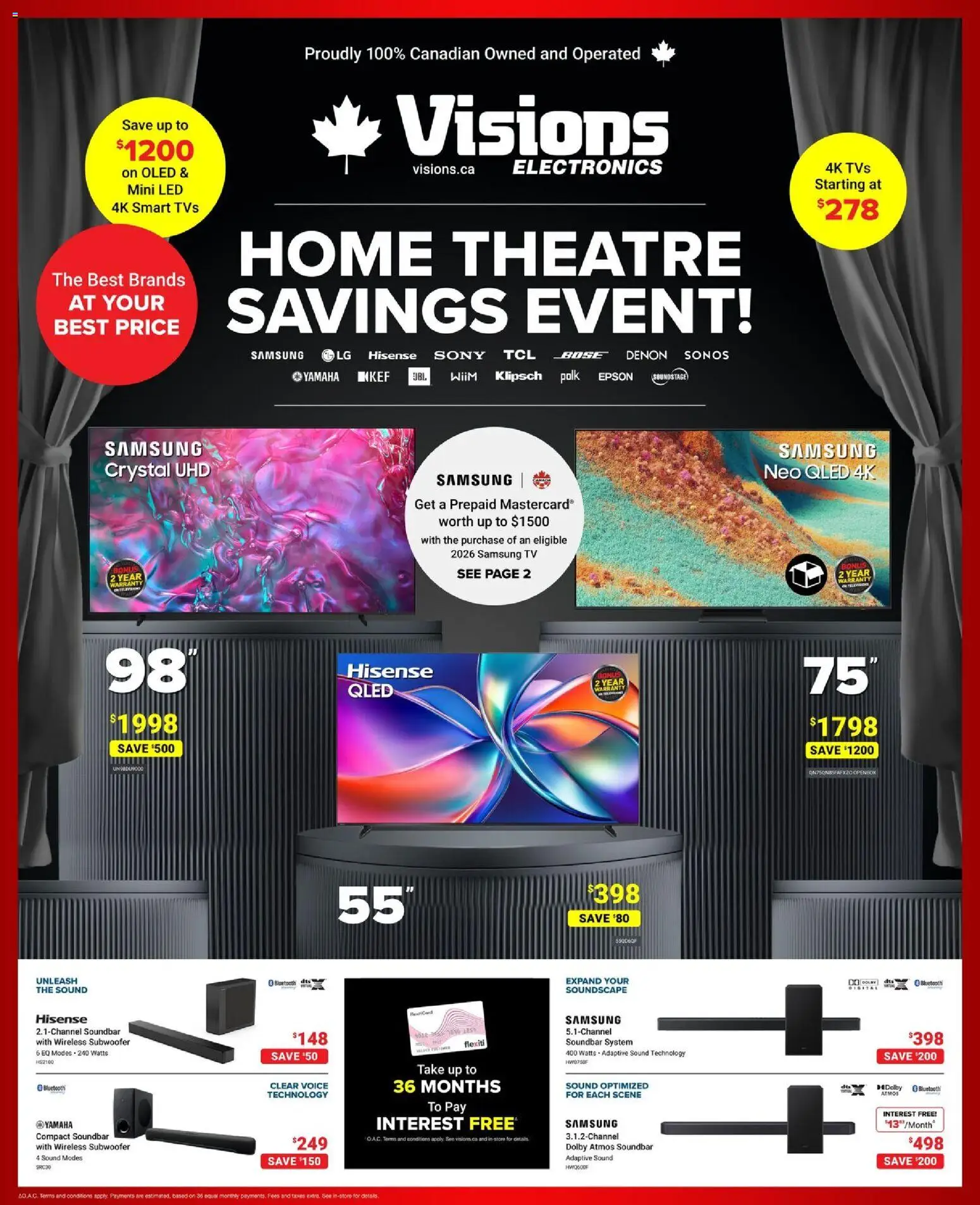 Visions flyer valid from 01.05.2026 | Page: 1 | Products: Tv
