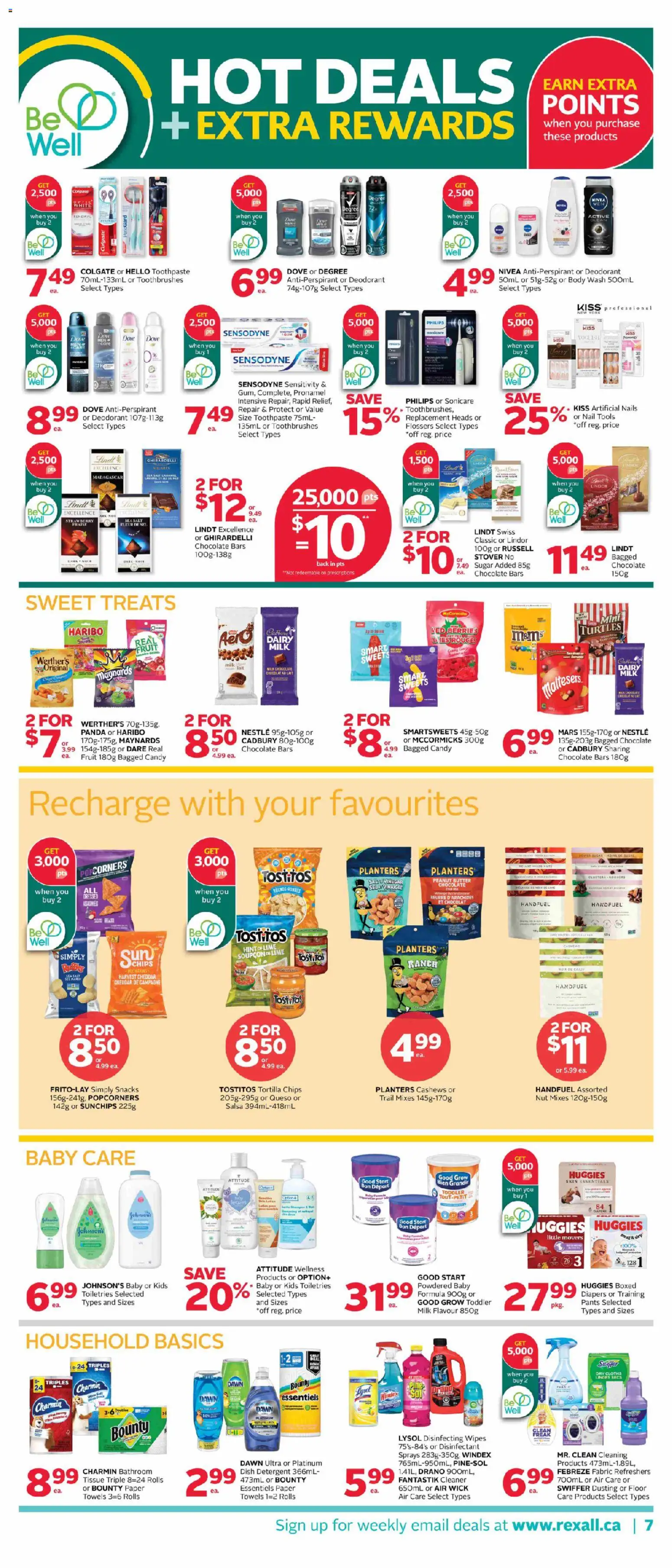 Rexall flyer valid from Jul 3, 2026 | Page: 17 | Products: Chips, Body wash, Deodorant, Toothpaste