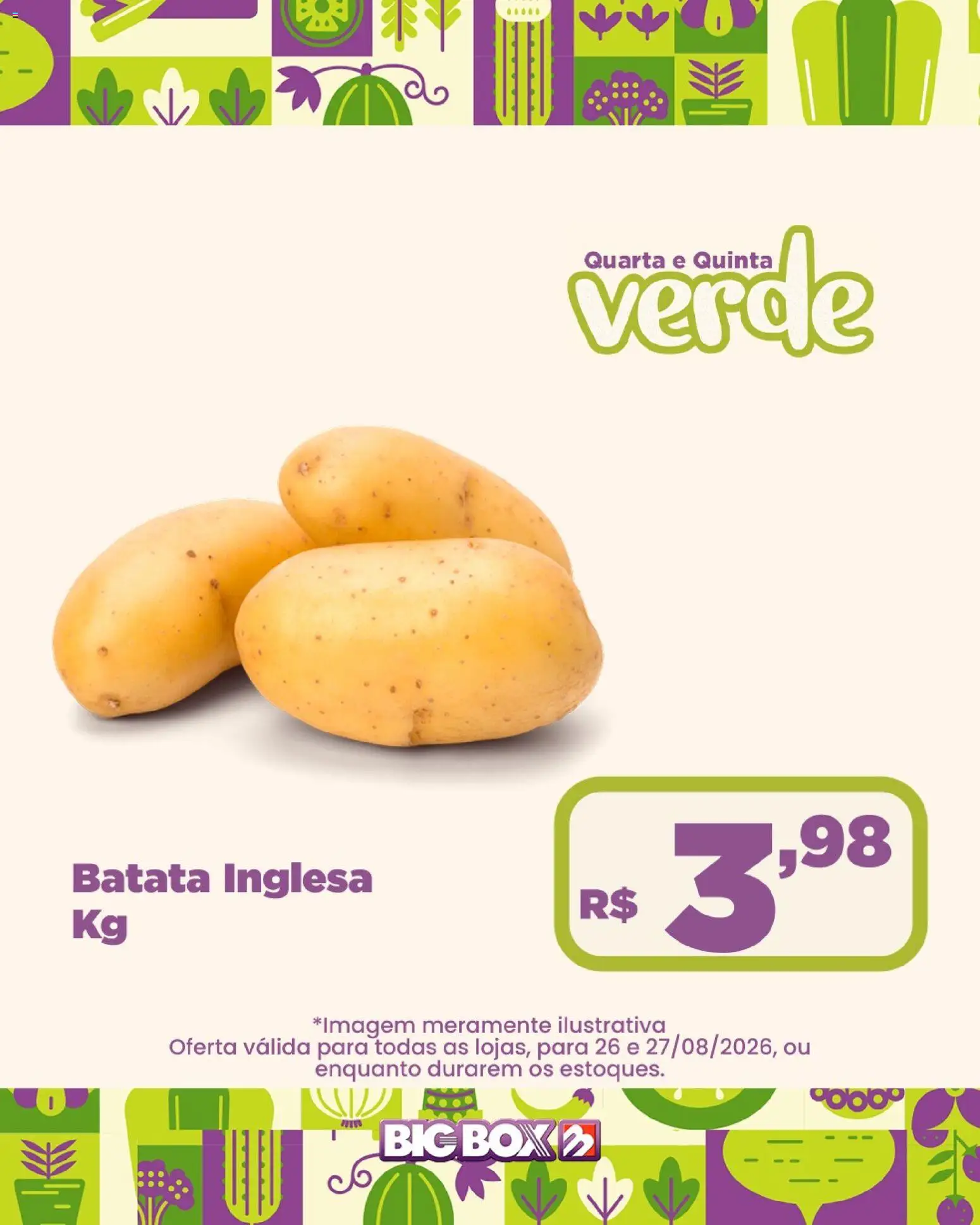 Big Box Folheto - válido de 26/08/2026 | Página: 13 | Produtos: Batata
