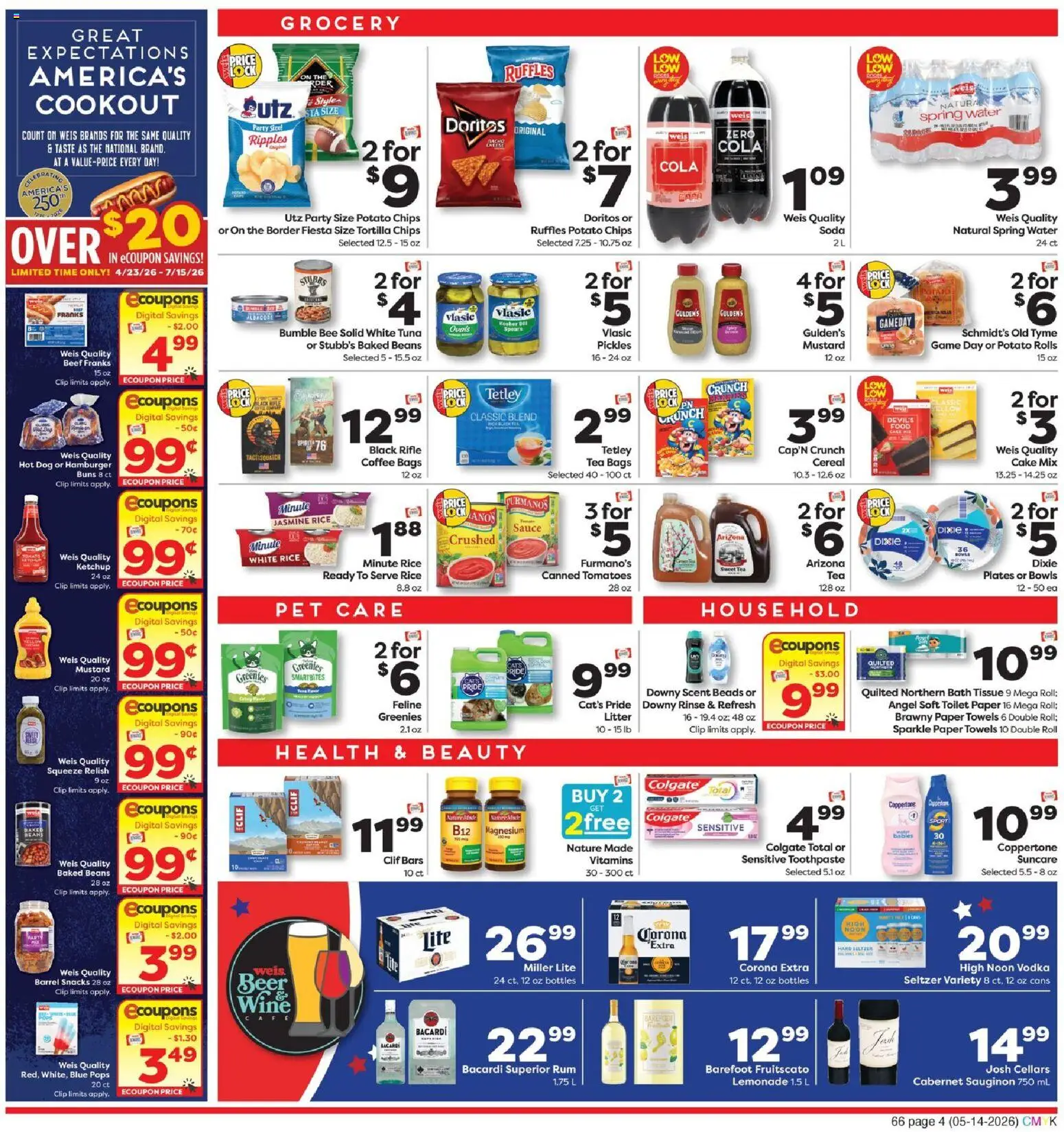 Weis Weekly Circular - NJ - valid from 14.05.2026 | Page: 4