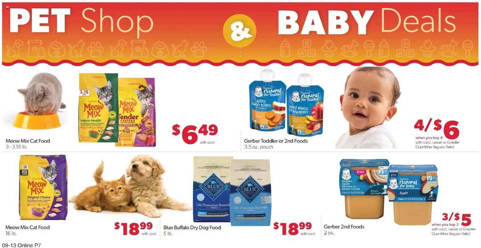 Family Fare Weekly Ad - IA - valid from 09/13/2026 | Page: 11 | Products: Dog Food, Cat Food, Mango, Cereal