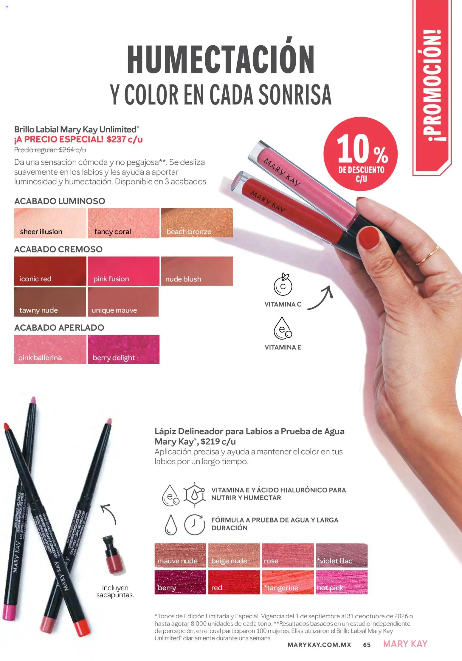 Nuevas ofertas de Mary Kay válidas en toda la República Mexicana desde el 05/10/2026. ¡Encuentra las mejores ofertas en Mary Kay catálogo Octubre 2026! | Página: 65