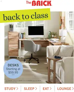 Preview of The Brick flyer - Back to class from shop The Brick valid from Jul 16, 2026