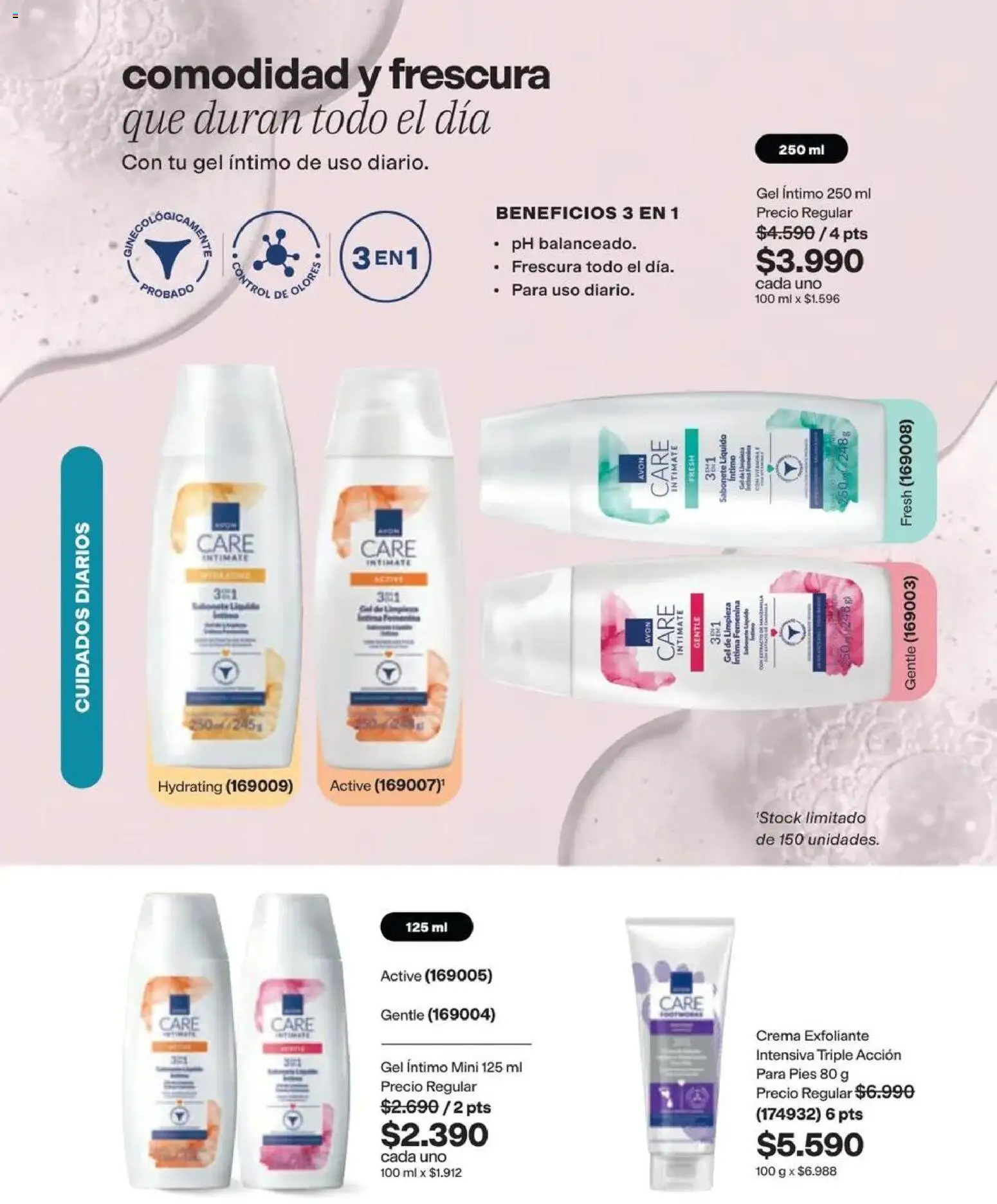 Catálogo Avon Campaña 14 │ válido desde el 15.09.2026 | Página: 107 | Productos: Gel íntimo, Crema