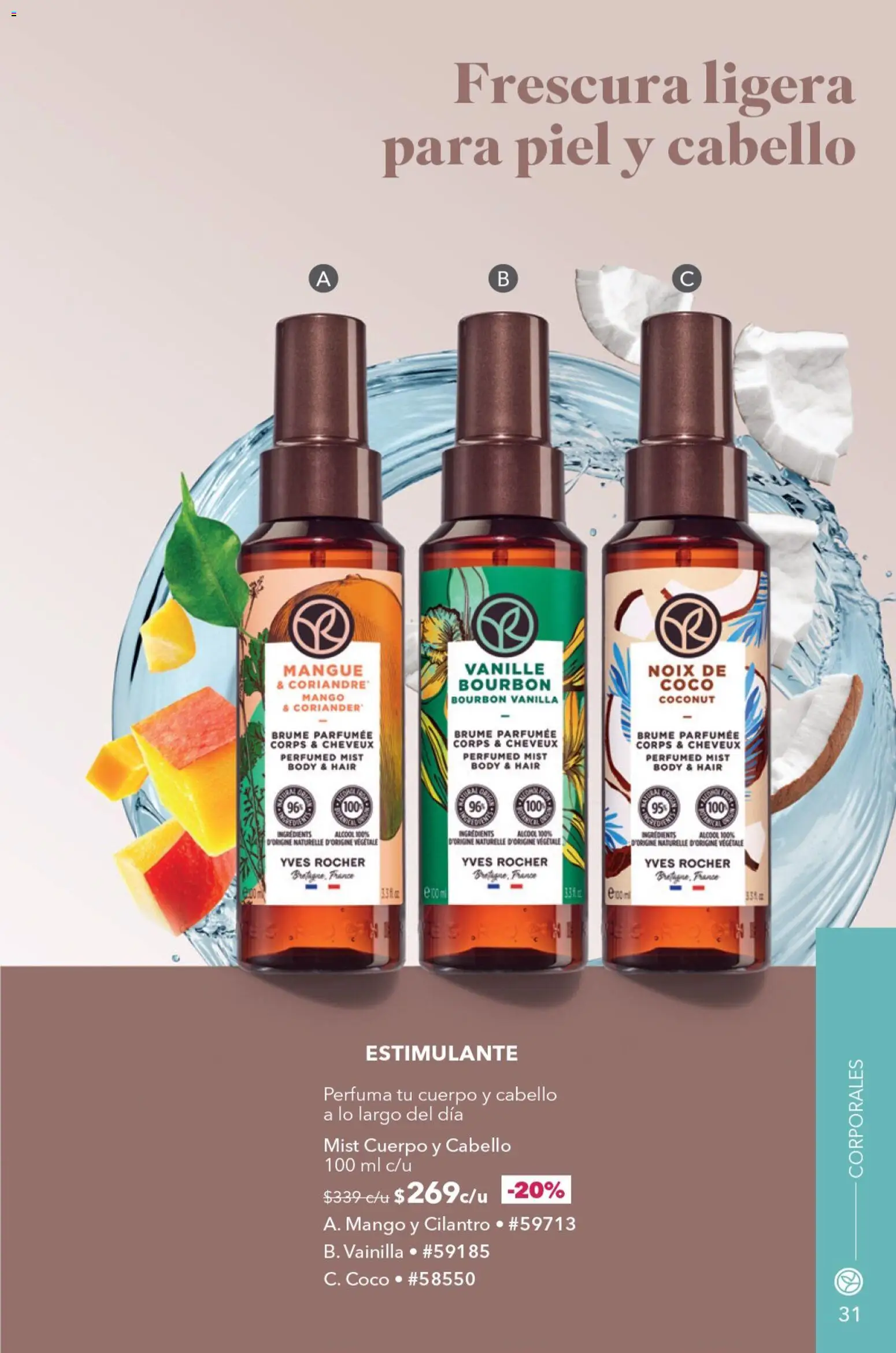 Nuevas ofertas de Yves Rocher válidas en toda la República Mexicana desde el 23.06.2026. ¡Encuentra las mejores ofertas en Yves Rocher campaña 9 2026! | Página: 33