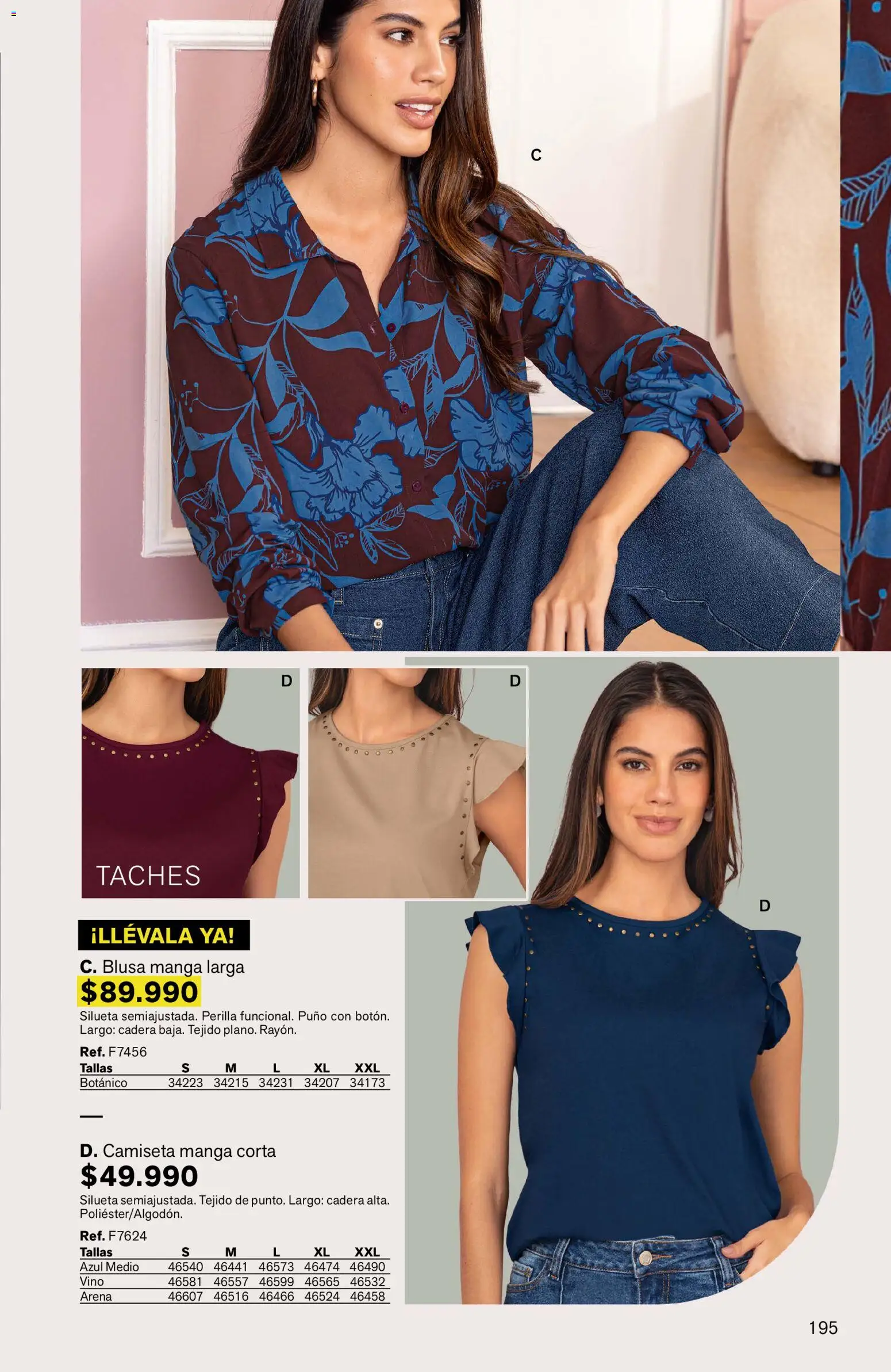 Leonisa revista - valida desde el 04.06.2026 | Página: 195 | Productos: Camiseta, Blusa, Vino