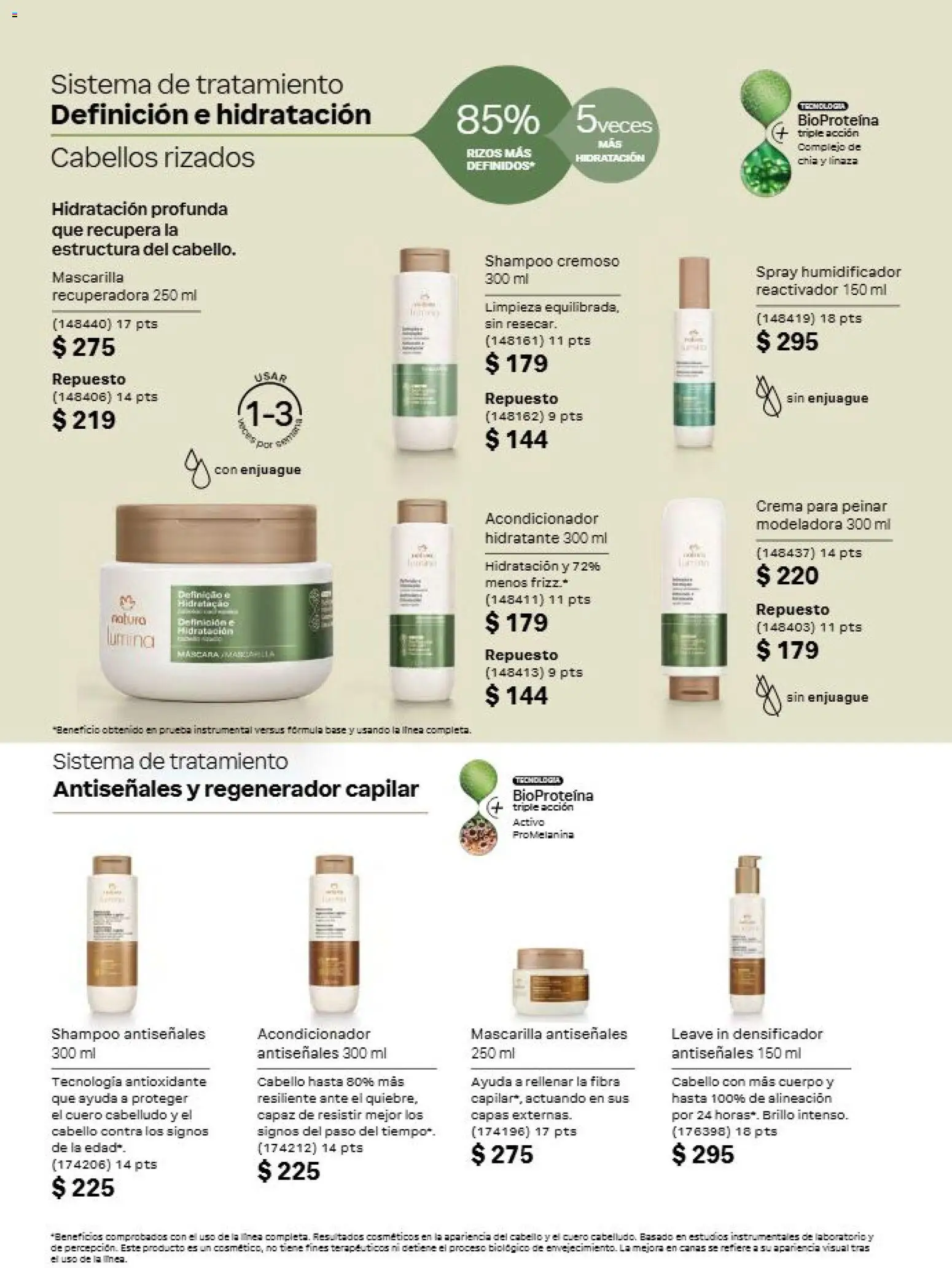 Nuevas ofertas de Natura válidas en toda la República Mexicana desde el 31/07/2026. ¡Encuentra las mejores ofertas en Natura campaña 12 2026! | Página: 128 | Productos: Brillo, Humidificador, Mascarilla, Acondicionador