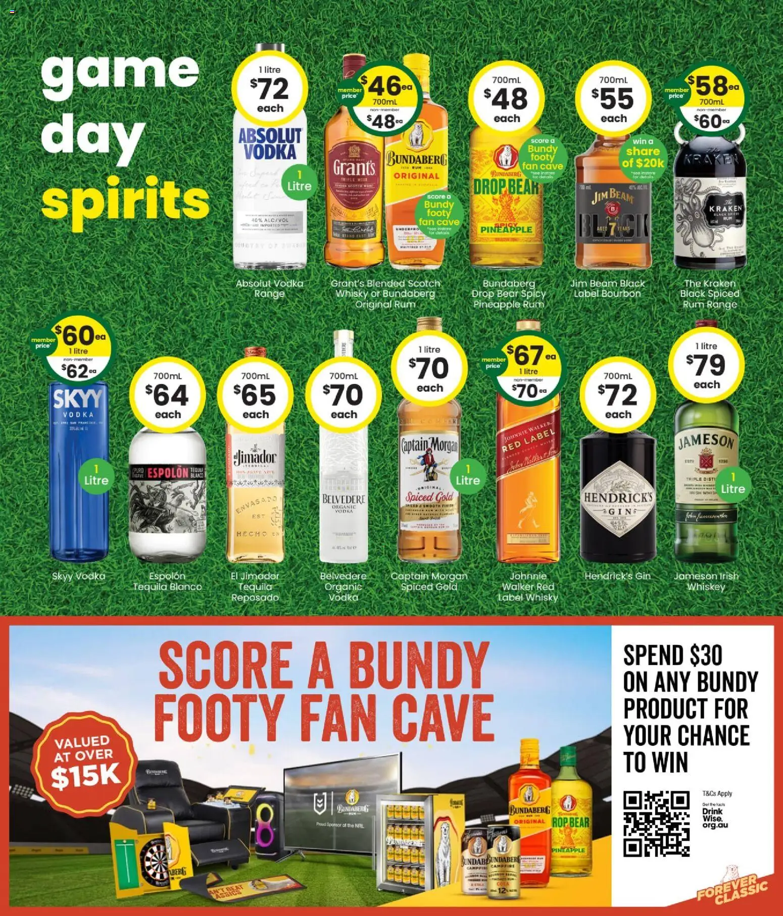 The Bottle-O catalogue - valid from 14/09/2026 | Page: 5 | Products: Absolut Vodka, Gin, Scotch, Game