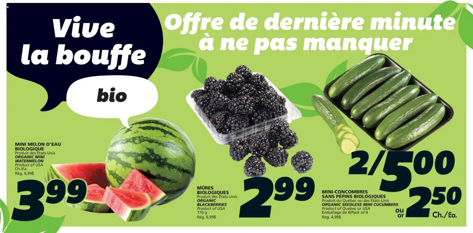 IGA flyer valid from Aug 6, 2026 | Page: 4 | Products: Cucumbers