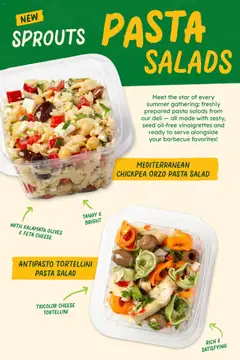 Preview of Sprouts weekly ads valid from 06/24/2026 | Page: 20 | Products: Cheese, Pasta, Salad