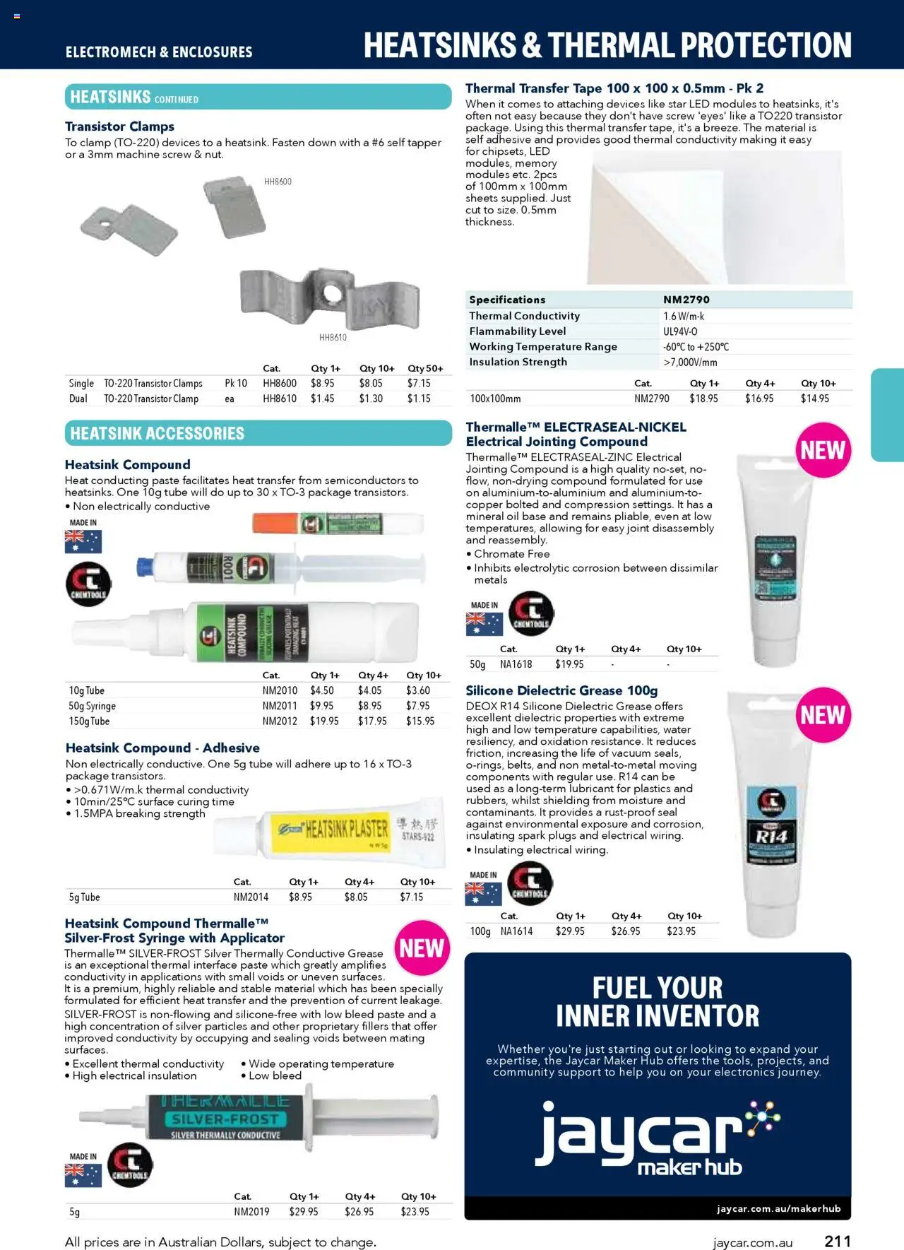 Jaycar catalogue - valid from 09/07/2025 | Page: 211 | Products: Compression, Water, Accessories, Lubricant