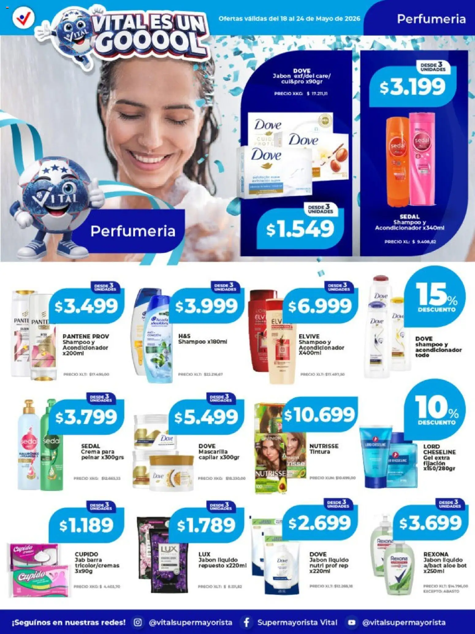 Vital - Ofertas │ válido desde el 18.05.2026 | Página: 2 | Productos: Shampoo, Tintura, Jabón, Crema