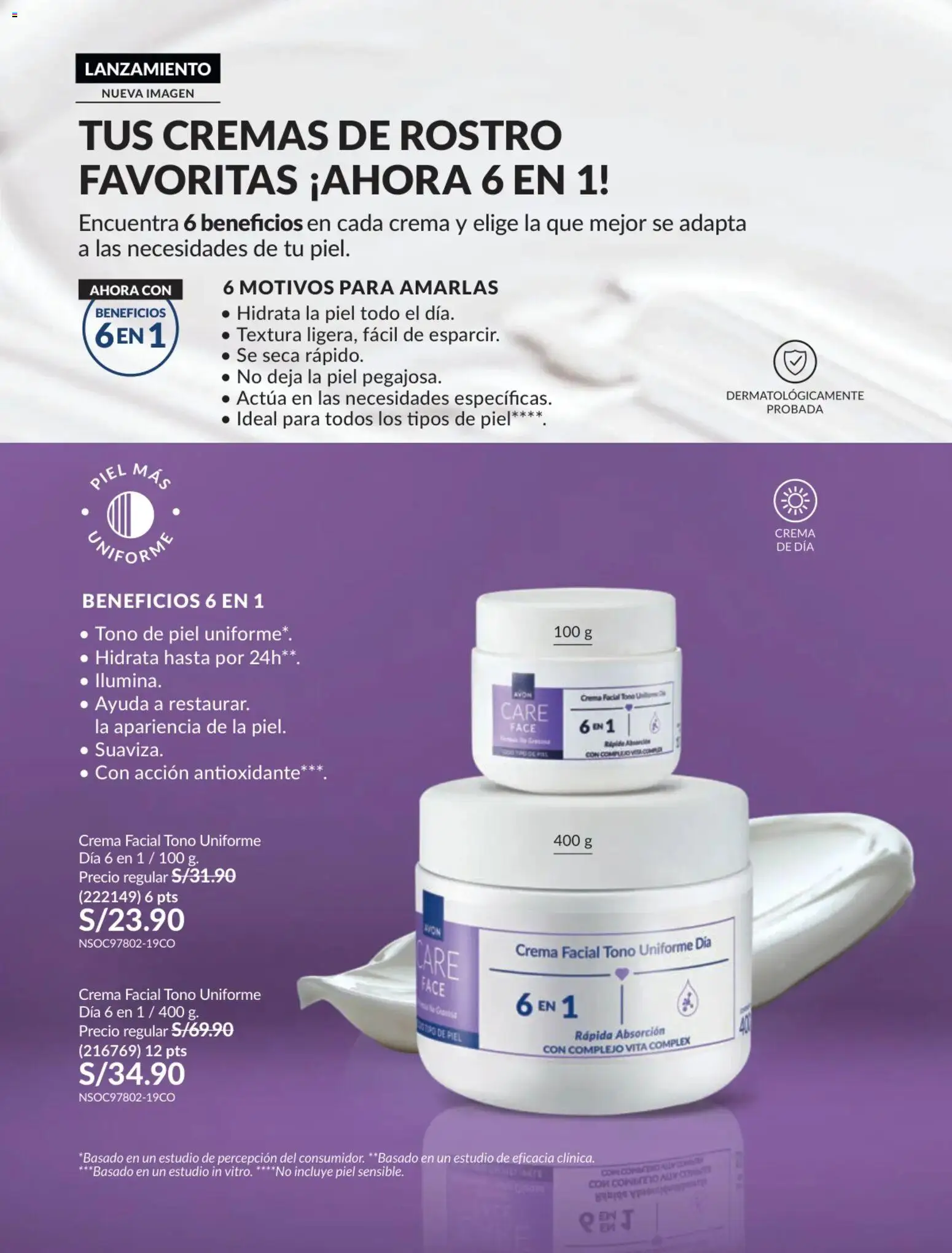 Catálogo Avon válido desde 17.06.2026 | Página: 13 | Productos: Crema