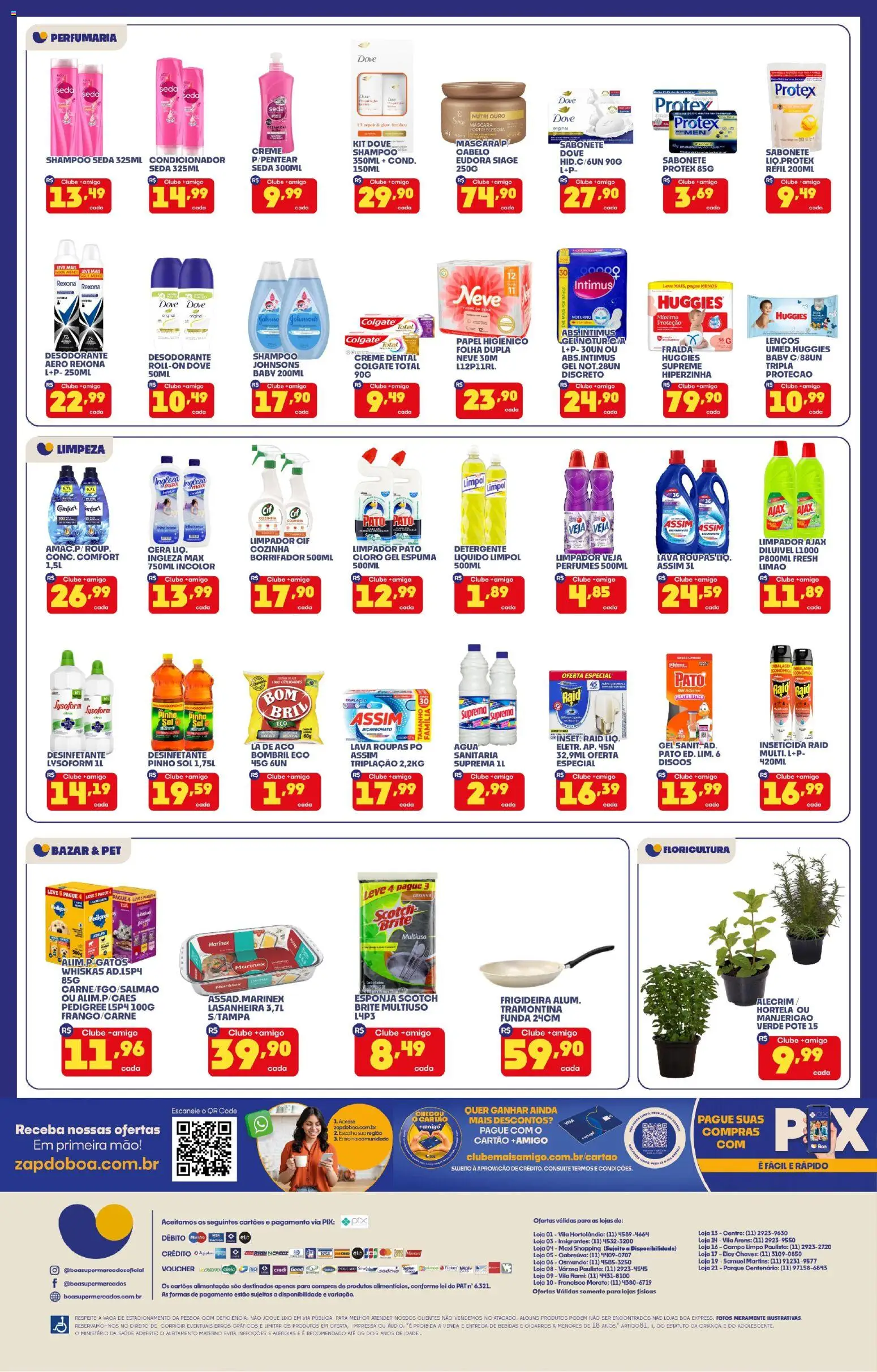 Boa Supermercados Folheto - válido de 08.05.2026 | Página: 4 | Produtos: Hortelã, Manjericão, Cloro, Dove