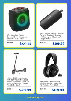 Preview of Best Buy weekly ads valid from 01.06.2026 | Page: 5 | Products: Pneumatic, Speaker, Headset