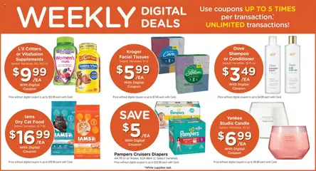 Preview of Fry's Food weekly ads valid from 07/15/2026 | Page: 5 | Products: Multivitamin, Cat Food, Shampoo, Conditioner