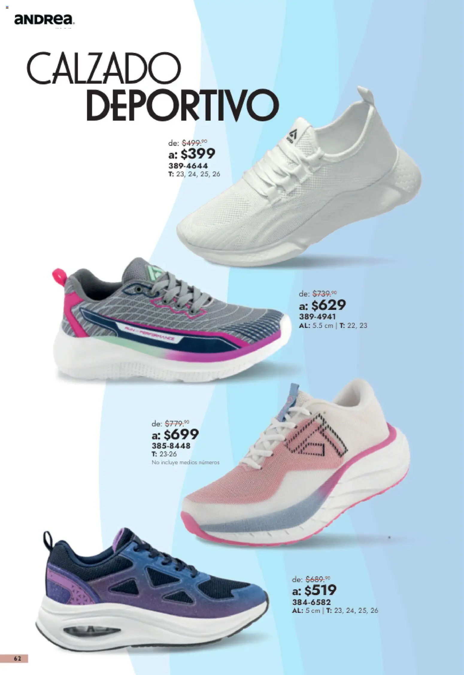 Nuevas ofertas de Andrea válidas en toda la República Mexicana desde el 26/07/2026. ¡Encuentra las mejores ofertas en Andrea catálogo Outlet! | Página: 62