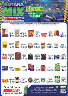 Bahamas Mix - Ofertas da semana - Pré-Visualização do folheto da loja Bahamas Mix, válido de 02/07/2026