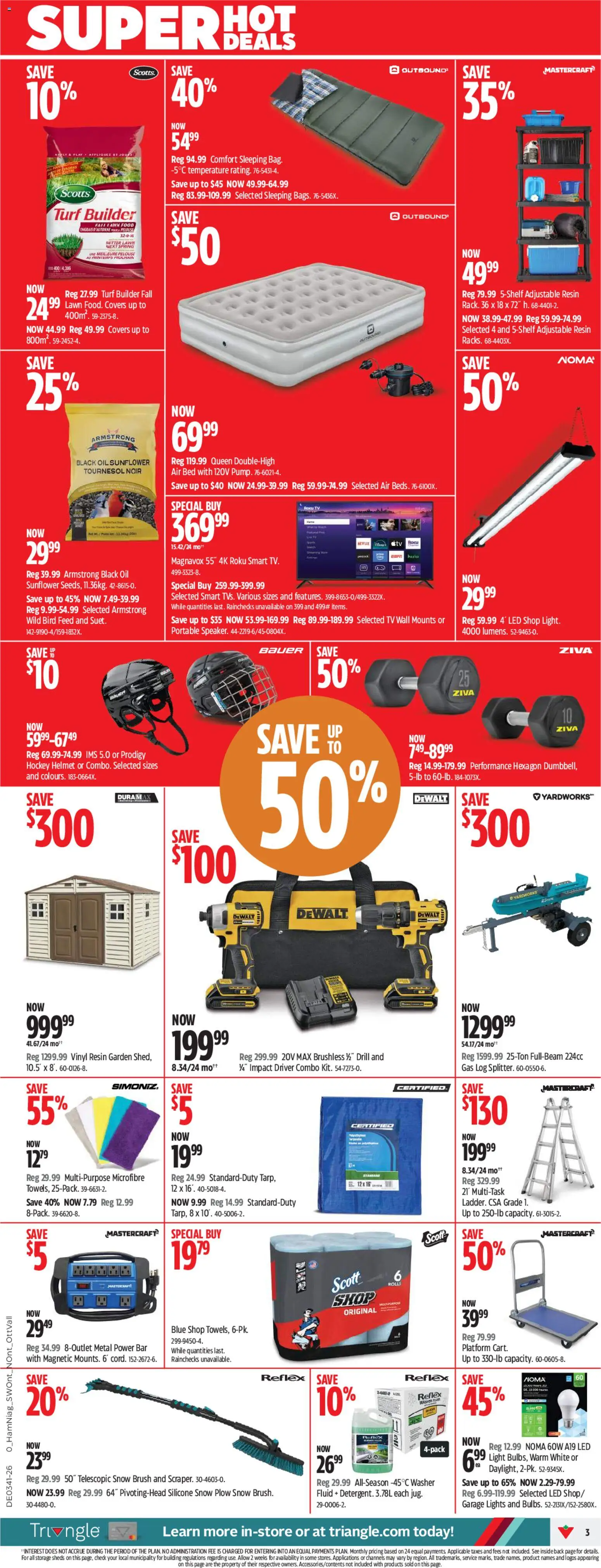 Canadian Tire flyer valid from Oct 8, 2026 | Page: 3
