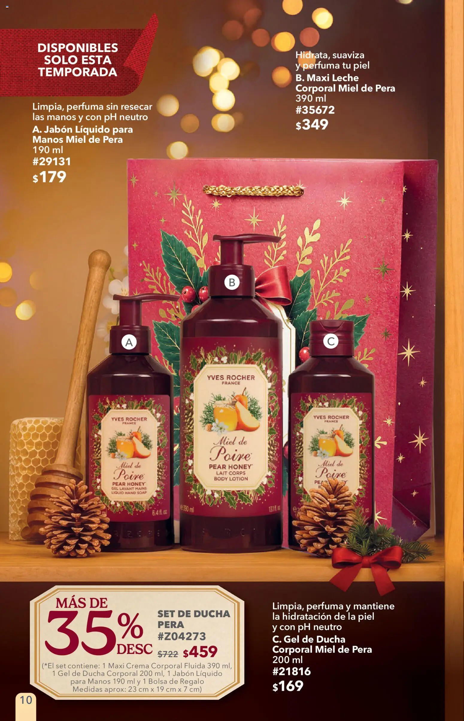 Nuevas ofertas de Yves Rocher válidas en toda la República Mexicana desde el 27/10/2026. ¡Encuentra las mejores ofertas en Yves Rocher campaña 15 2026! | Página: 10
