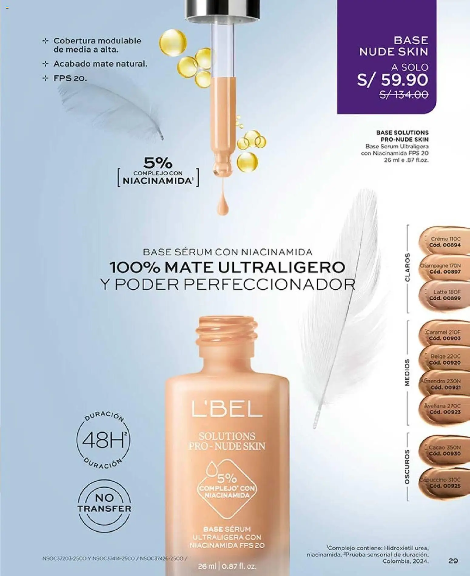 Catálogo L'Bel válido desde 11/07/2026 | Página: 29 | Productos: Cacao
